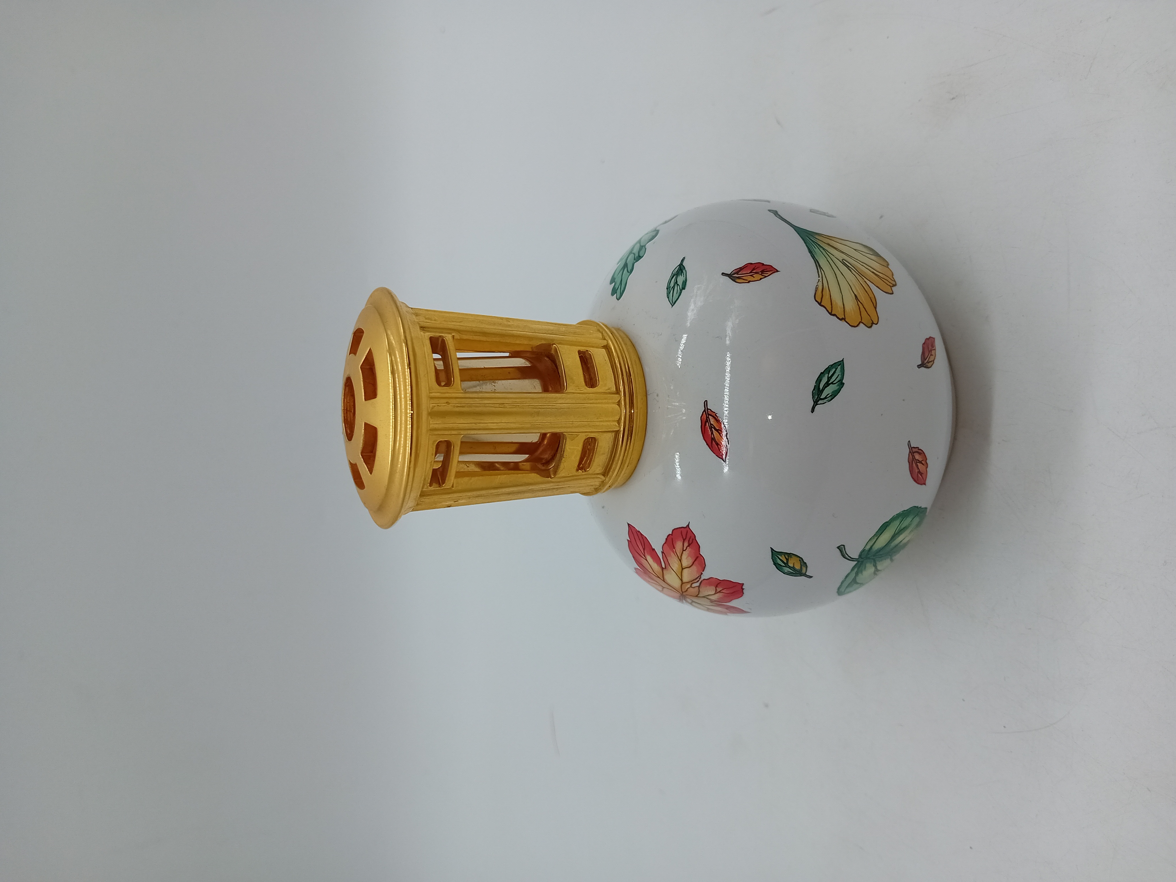 Lampe Berger Revol Porcelaine Feuilles