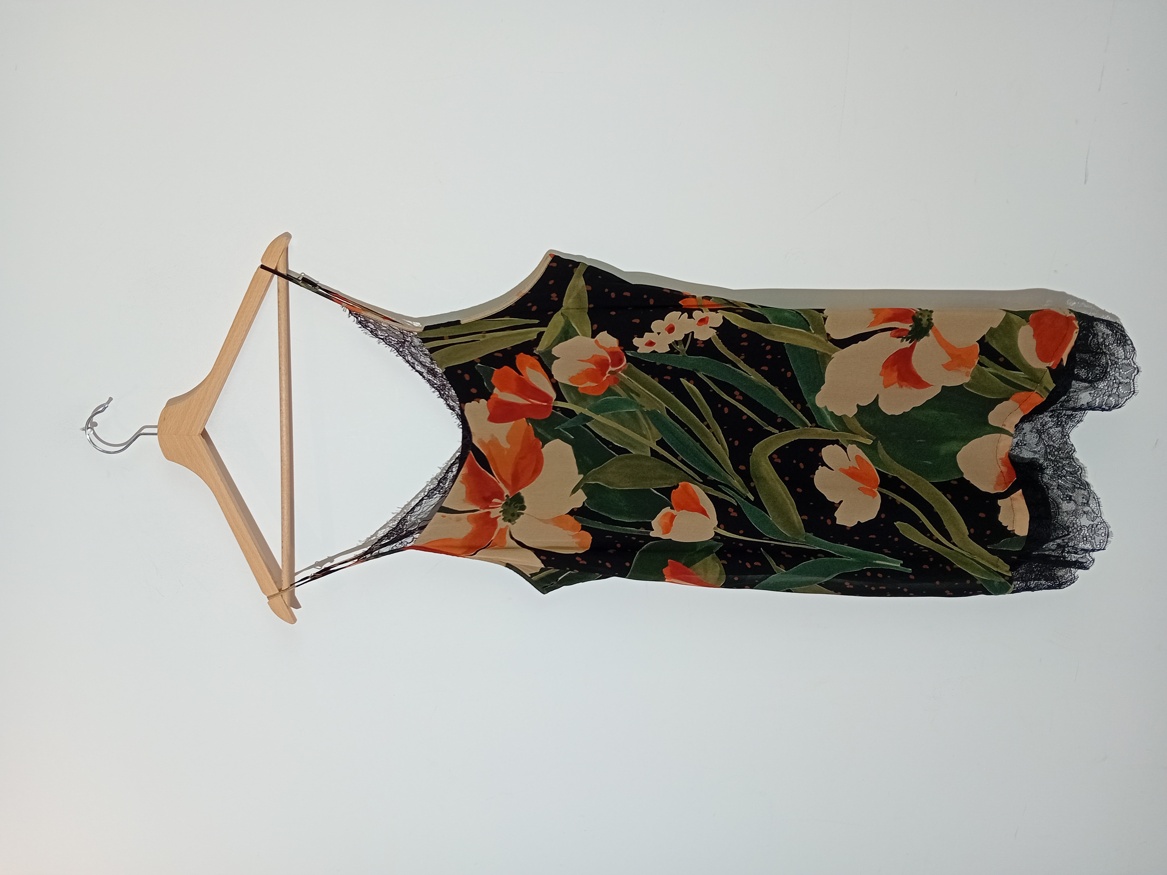 Ensemble Robe Nuisette Fleuri Dentelle & ChâleTwinset