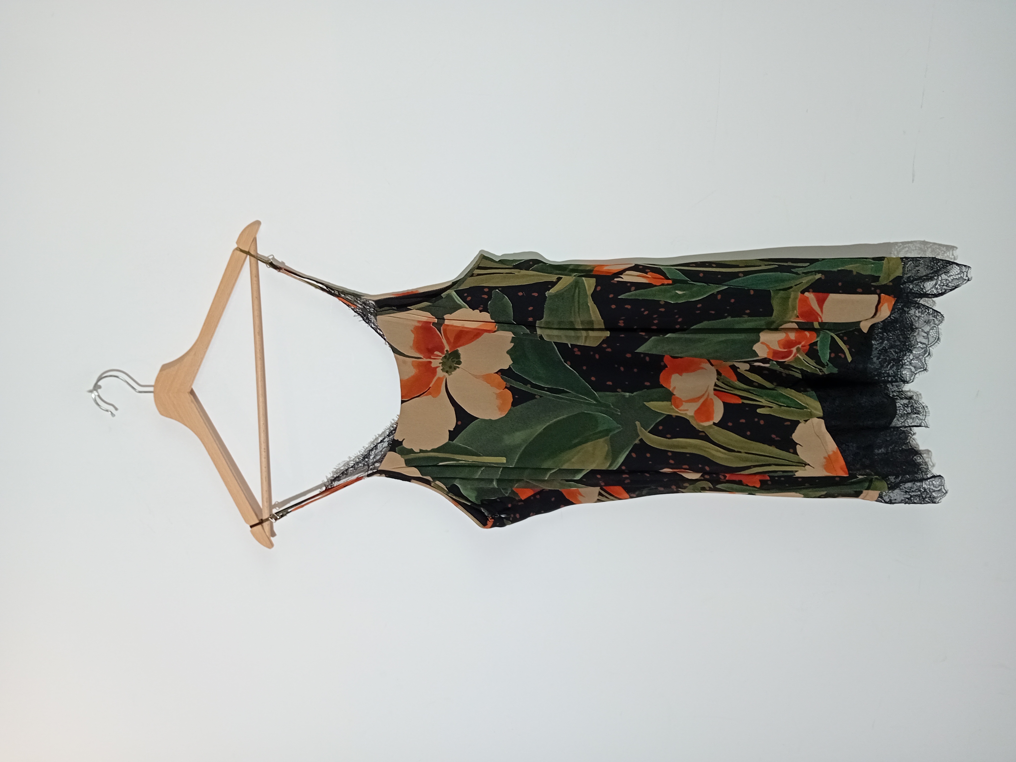 Ensemble Robe Nuisette Fleuri Dentelle & ChâleTwinset