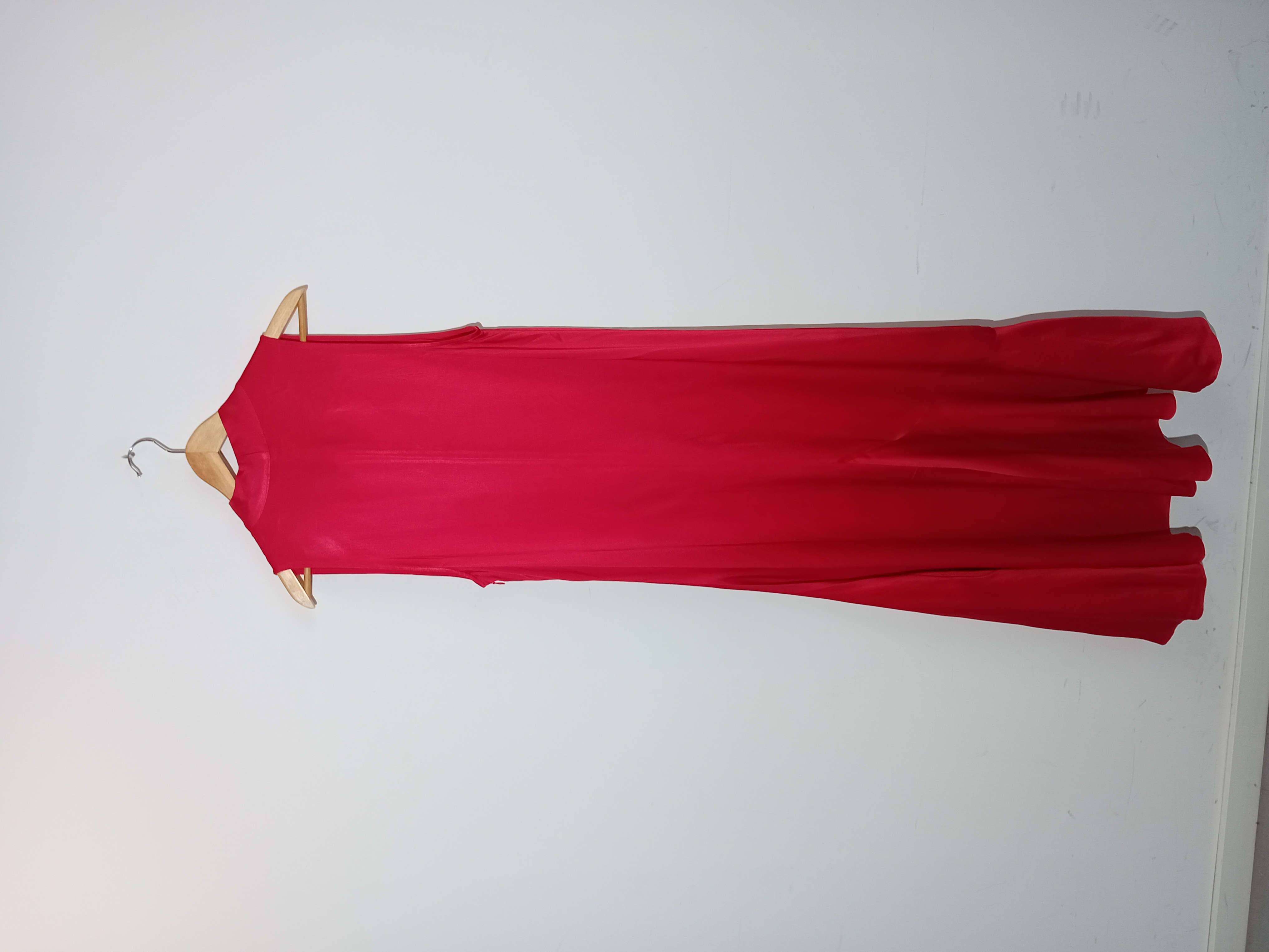 Robe Longue Rouge En Satin Twinset