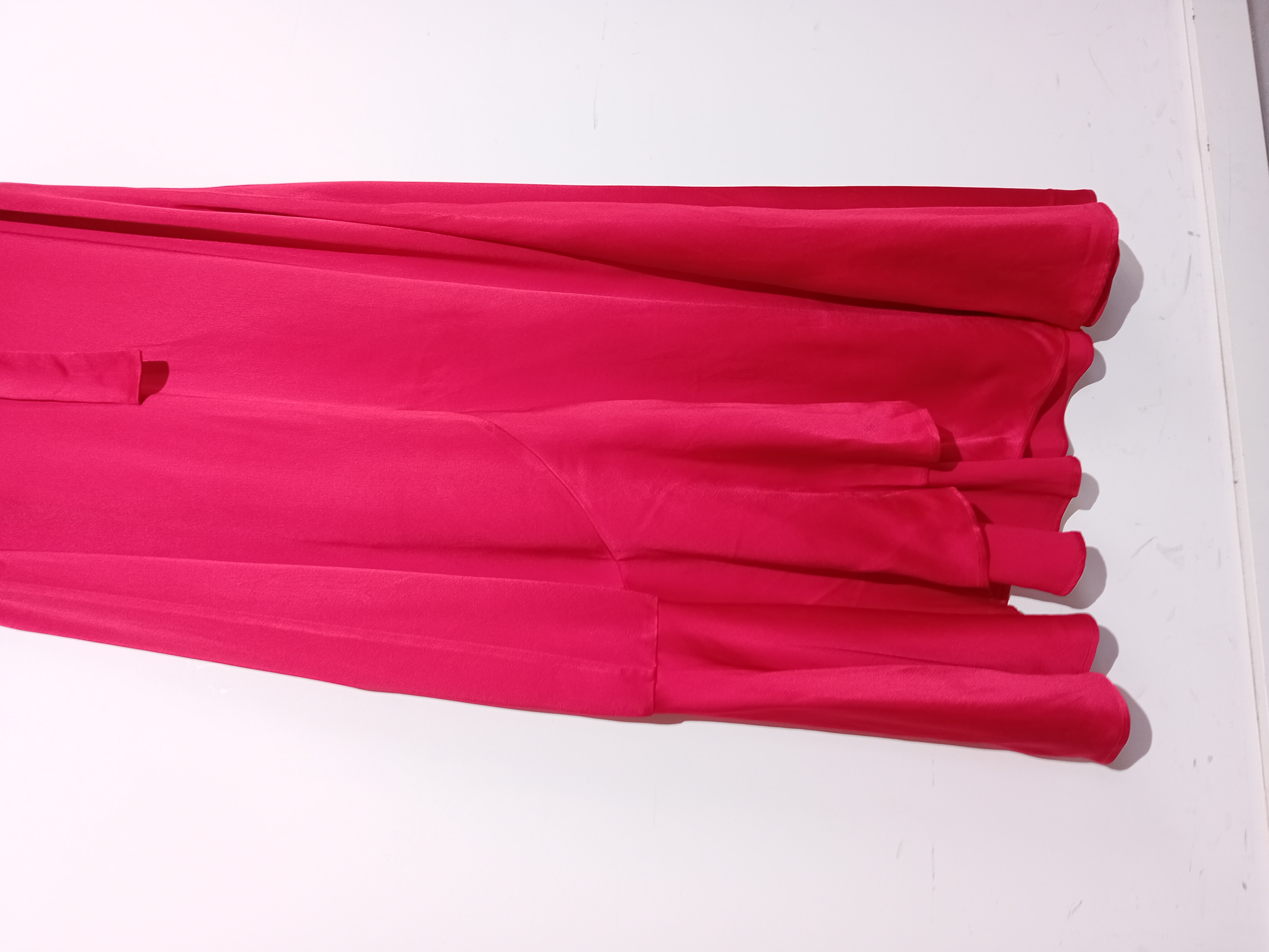 Robe Longue Rouge En Satin Twinset