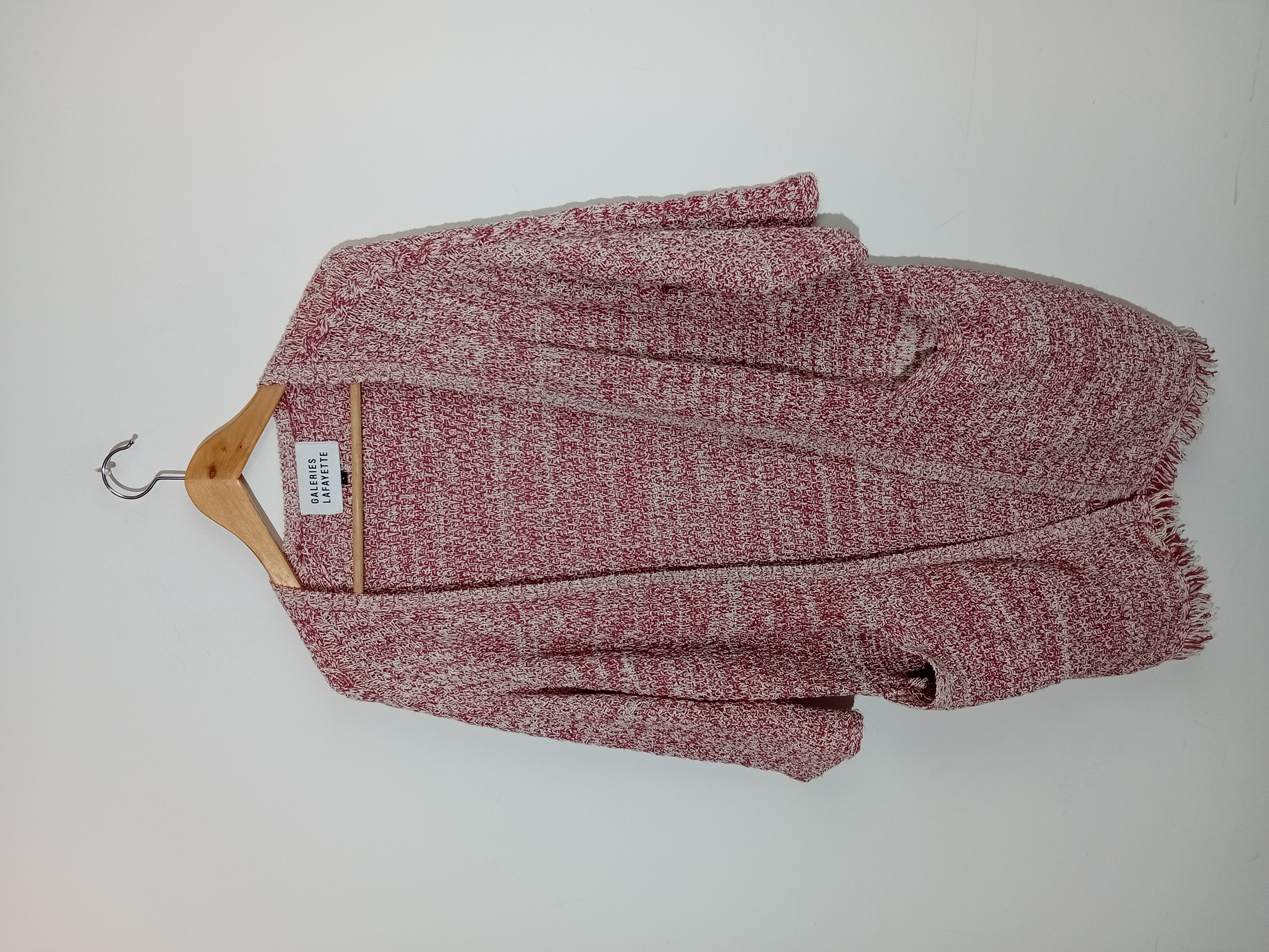 Gilet En Maille Rose Galeries Lafayette