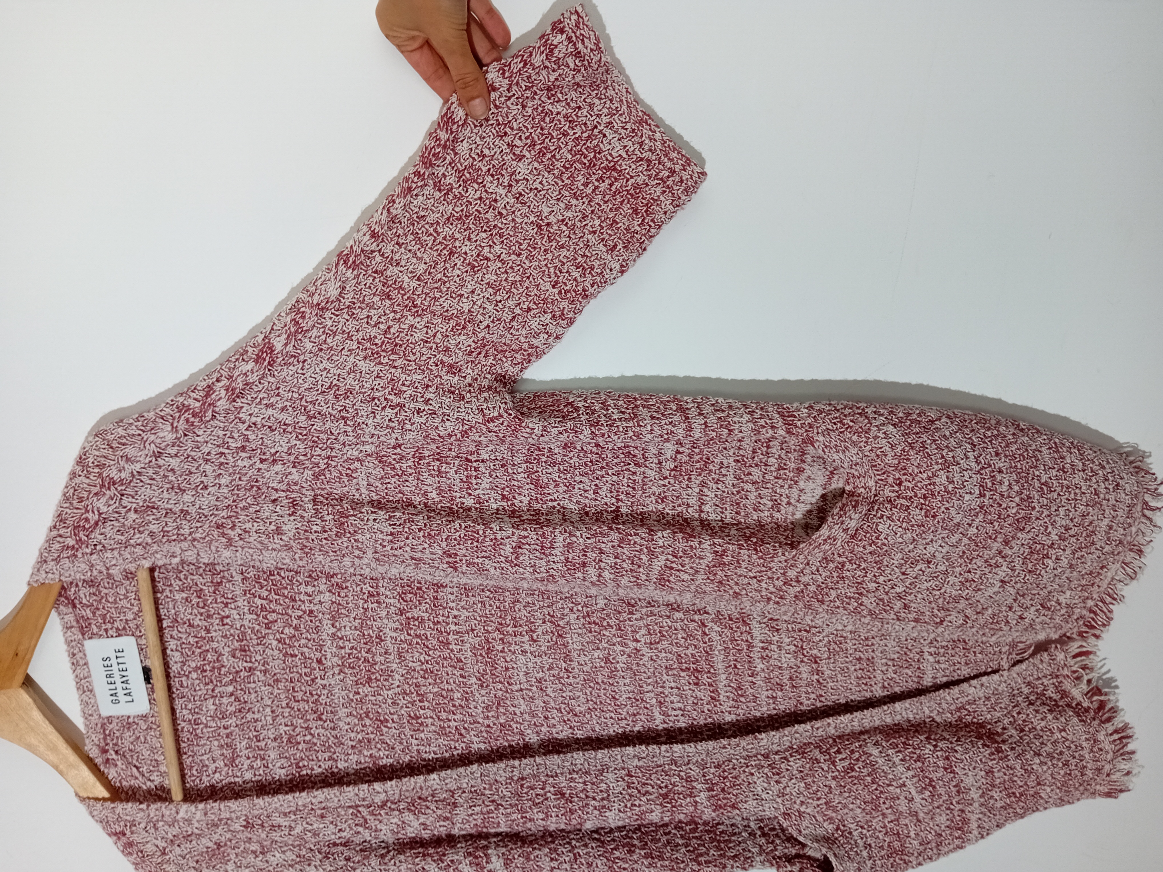 Gilet En Maille Rose Galeries Lafayette