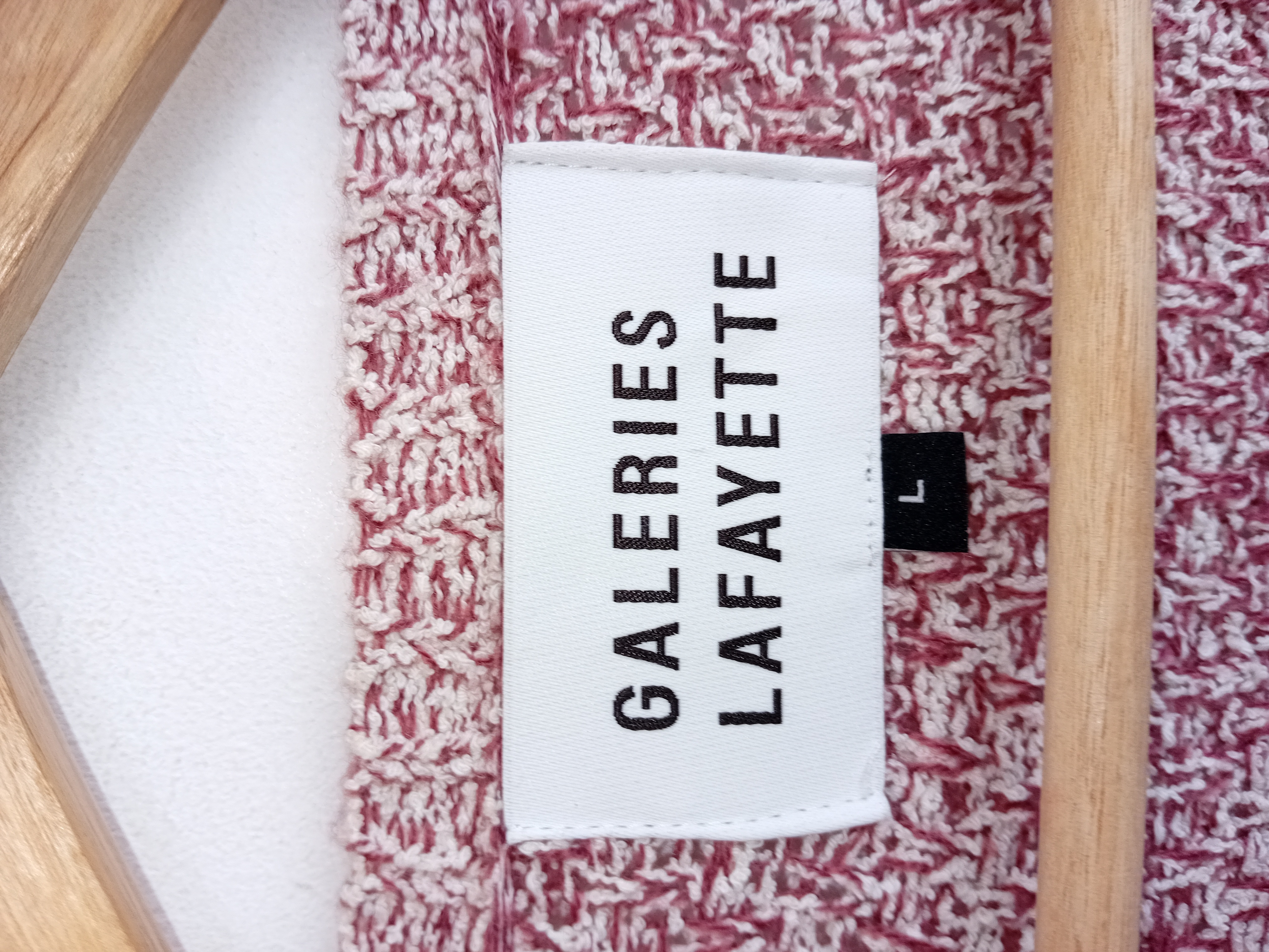 Gilet En Maille Rose Galeries Lafayette