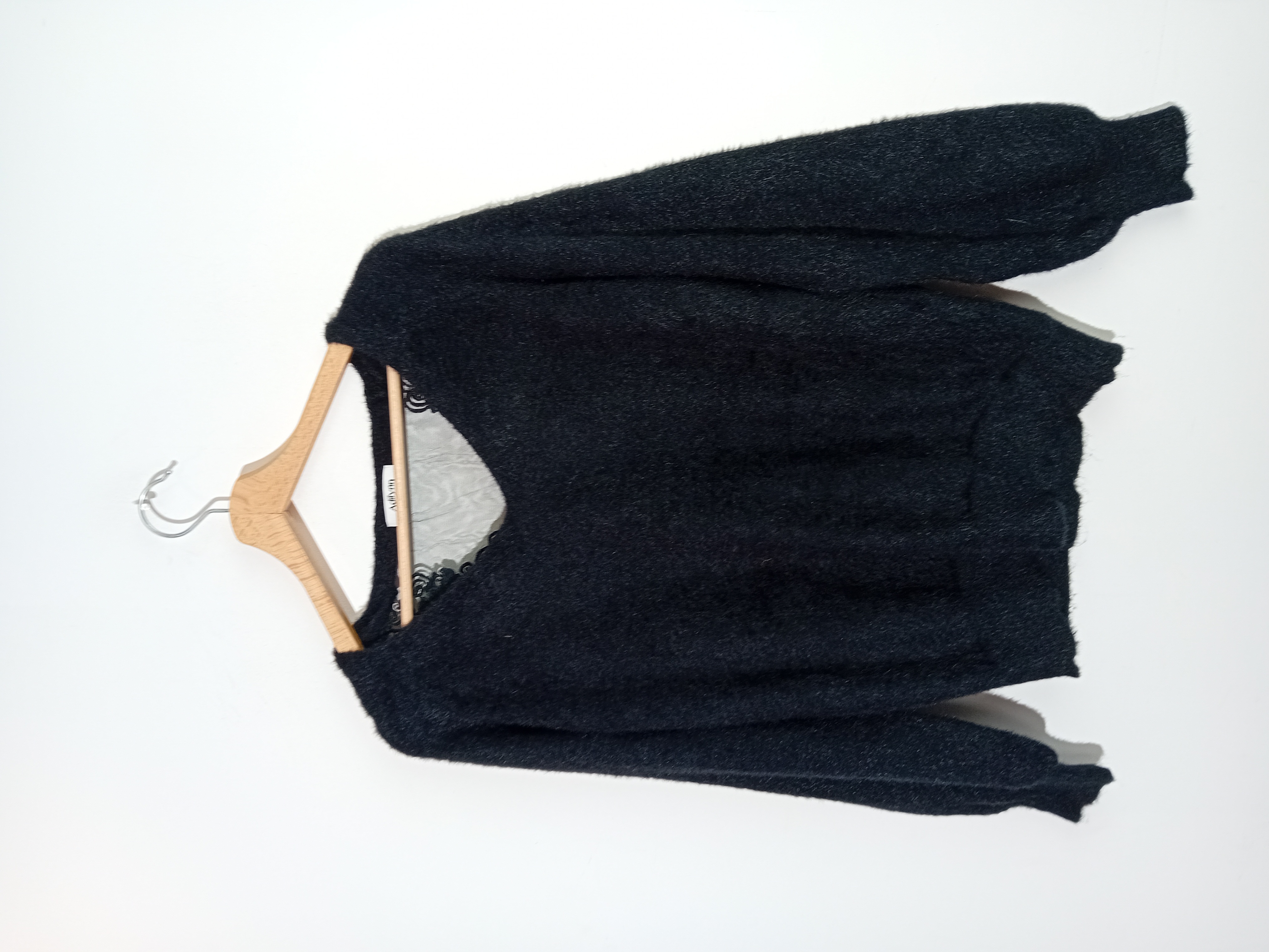 Pull Noir Dentelle Adilynn