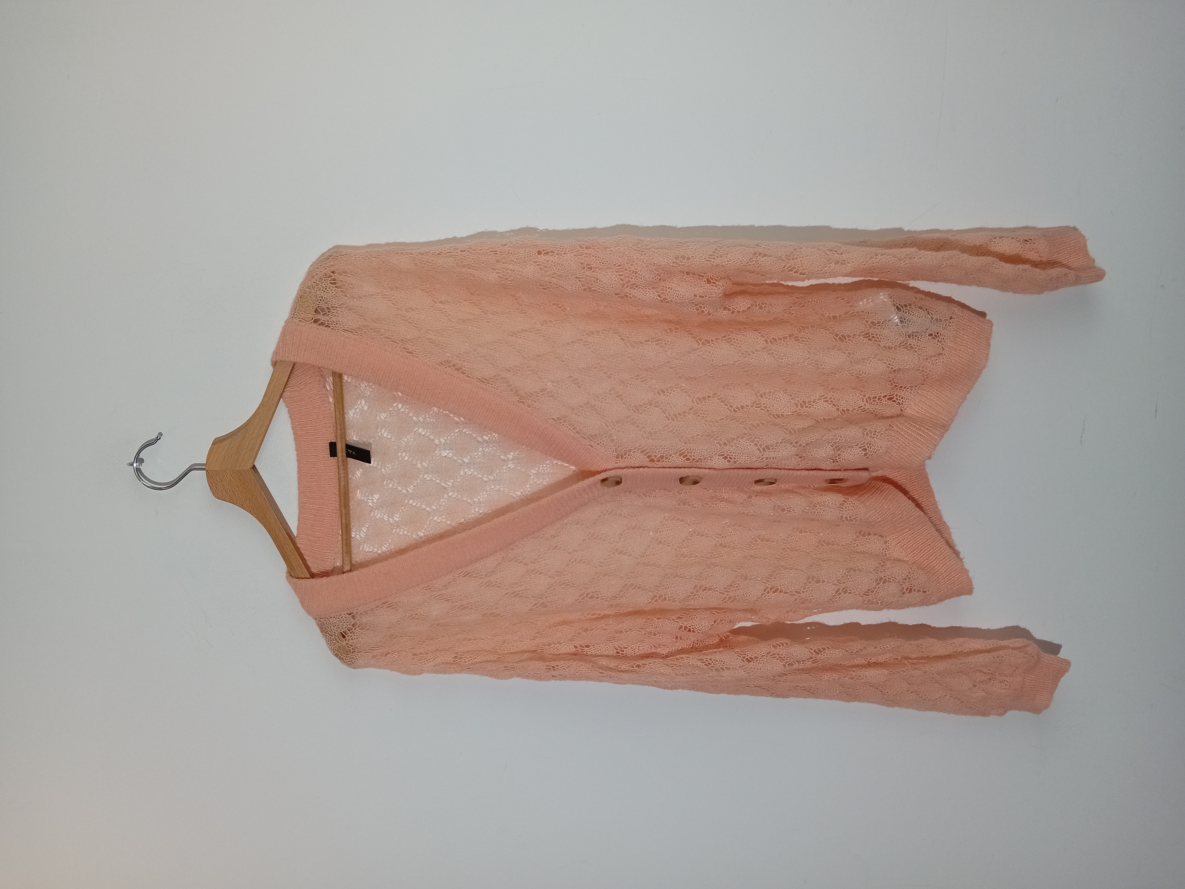 Gilet En Maille Ajourée Pêche Y.a.s