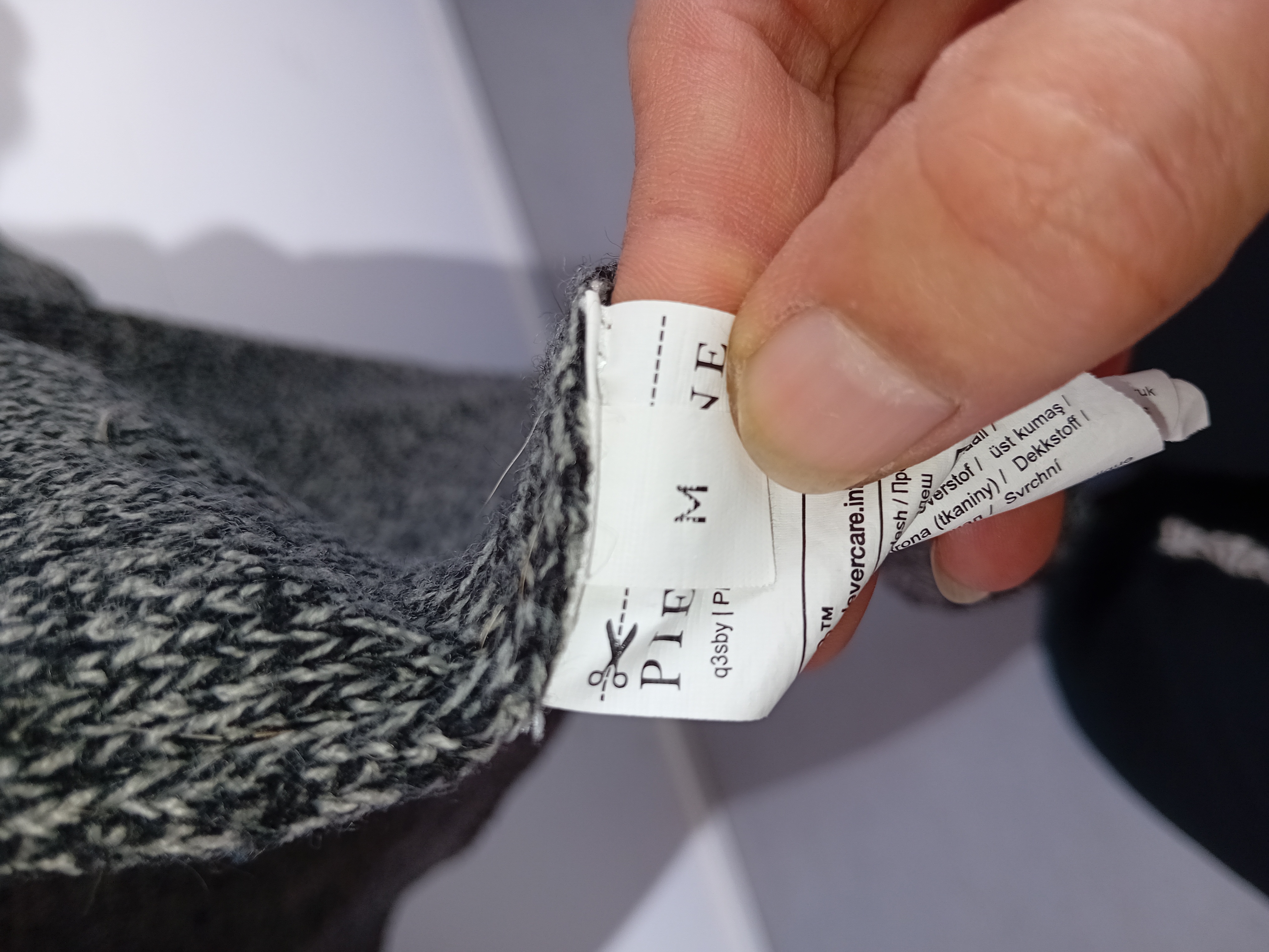 Gilet Gris Chiné Pier One M