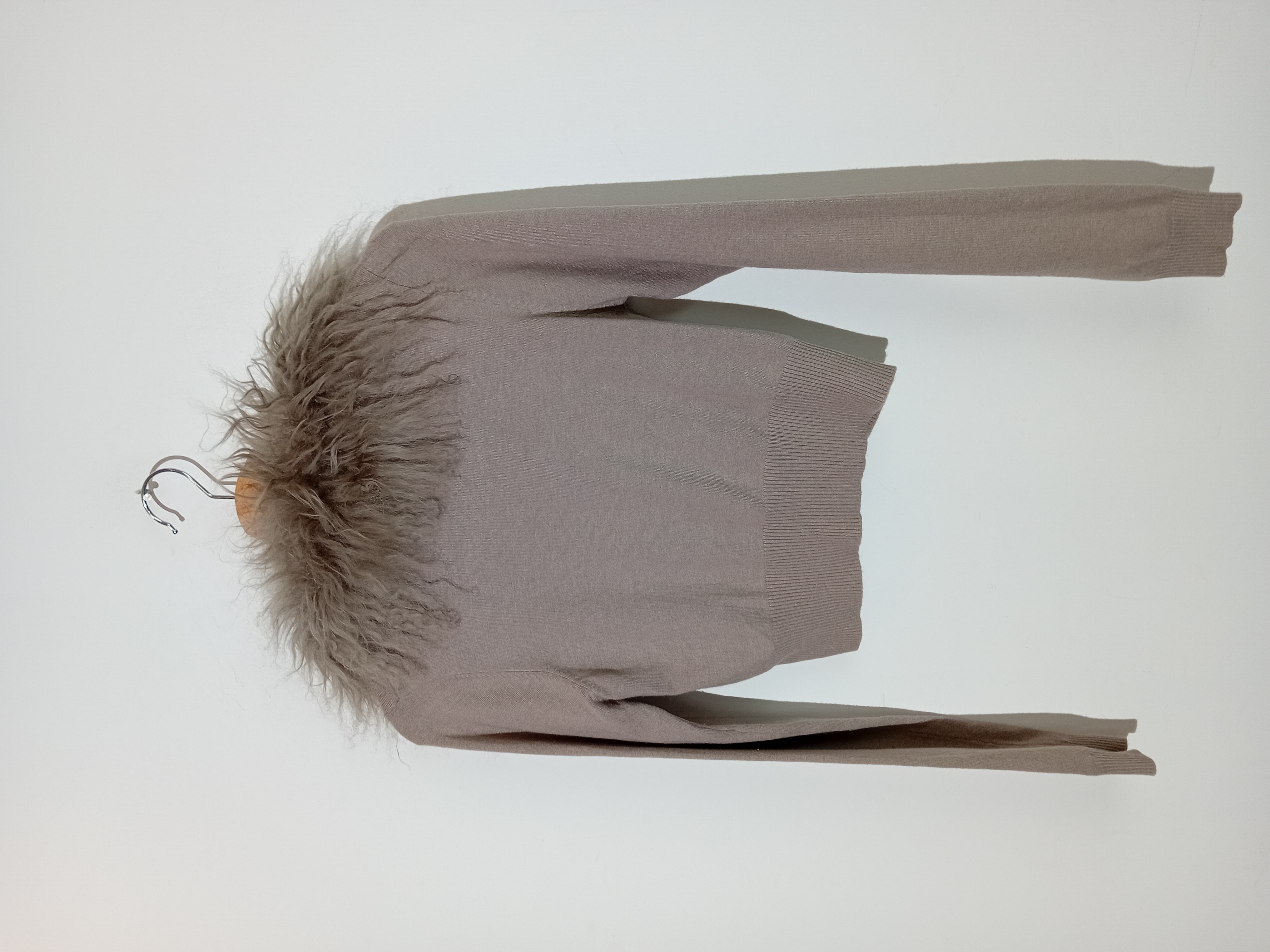 Gilet Maille Col Poils de Chèvre Kocca M