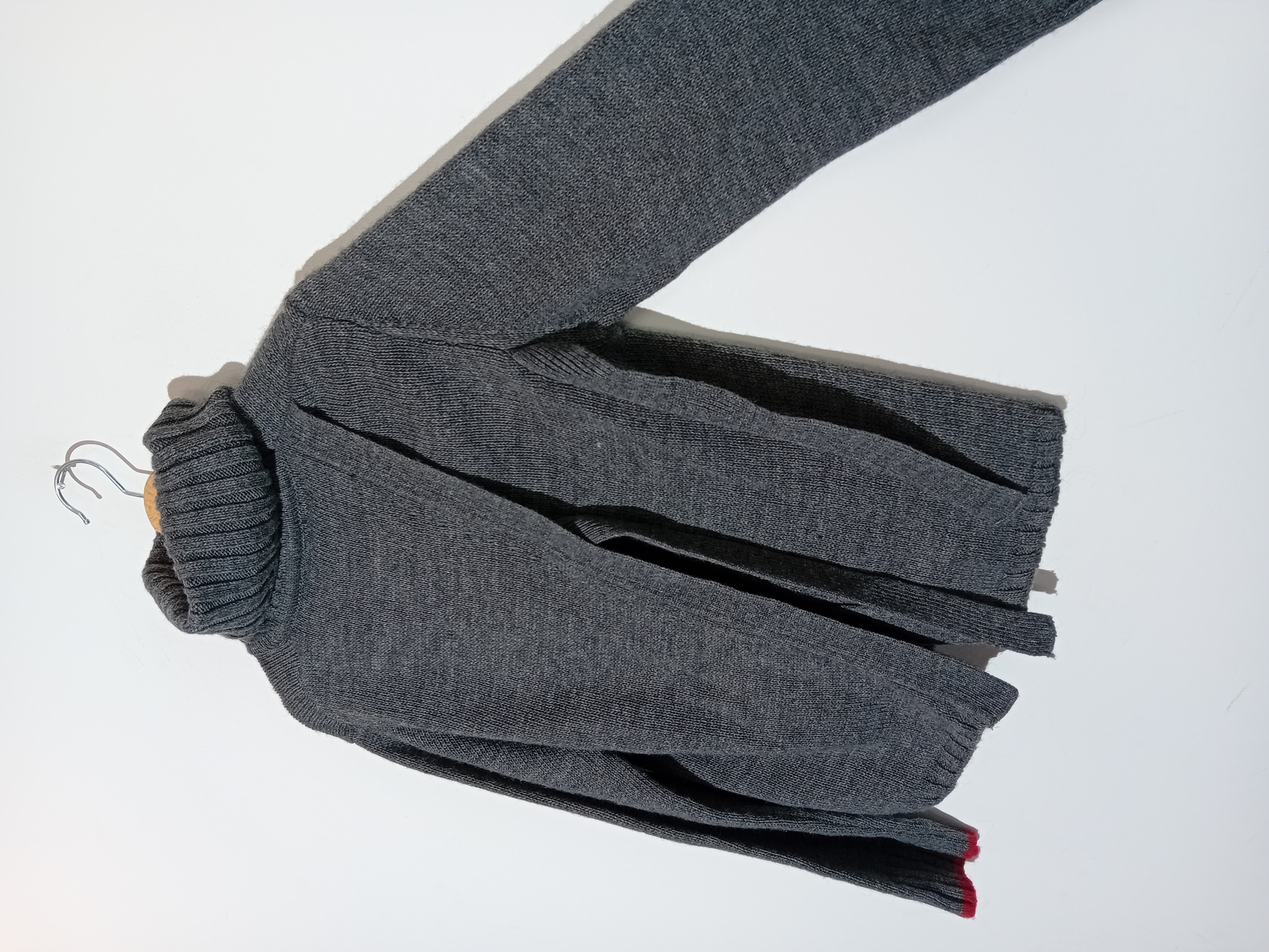 Pull River Woods Gris Col Roulé