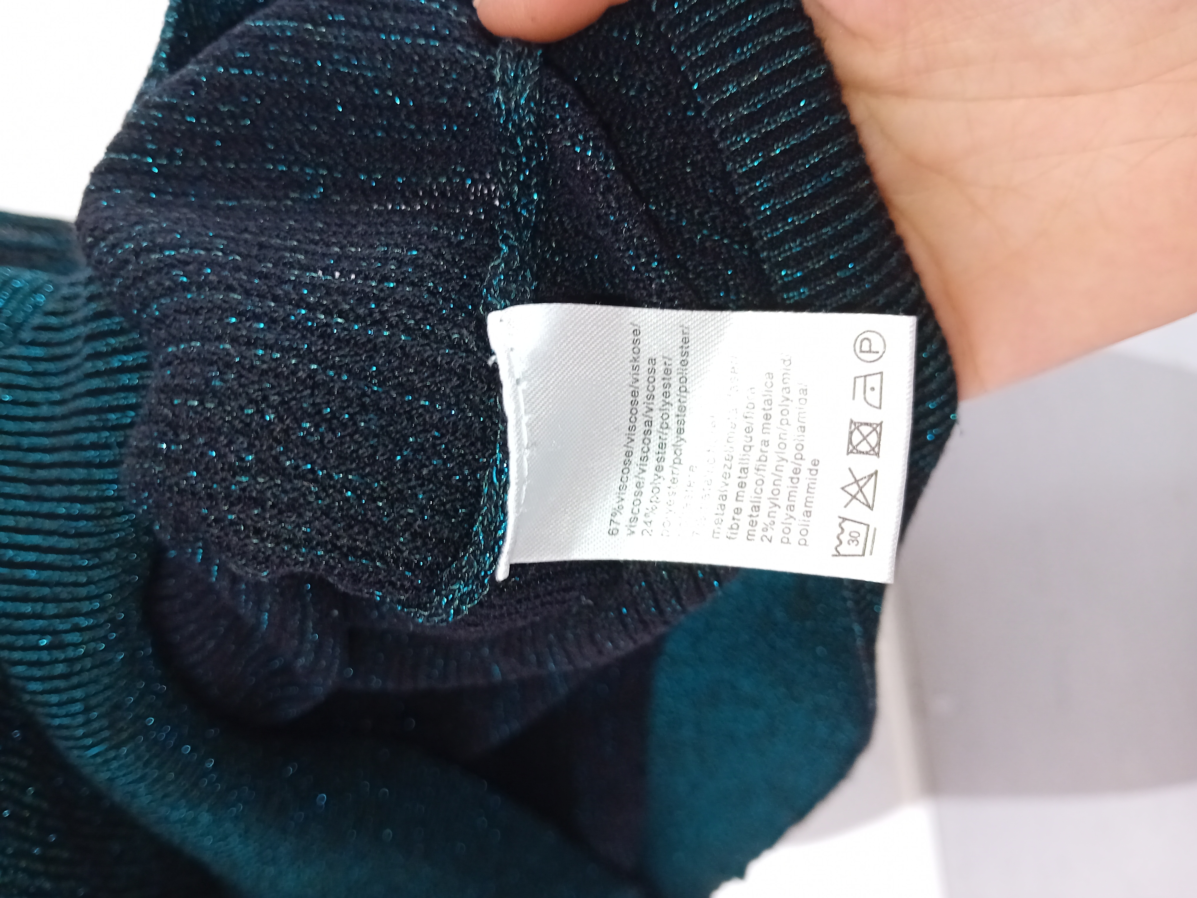 Pull Maille Brillante Ms Mode