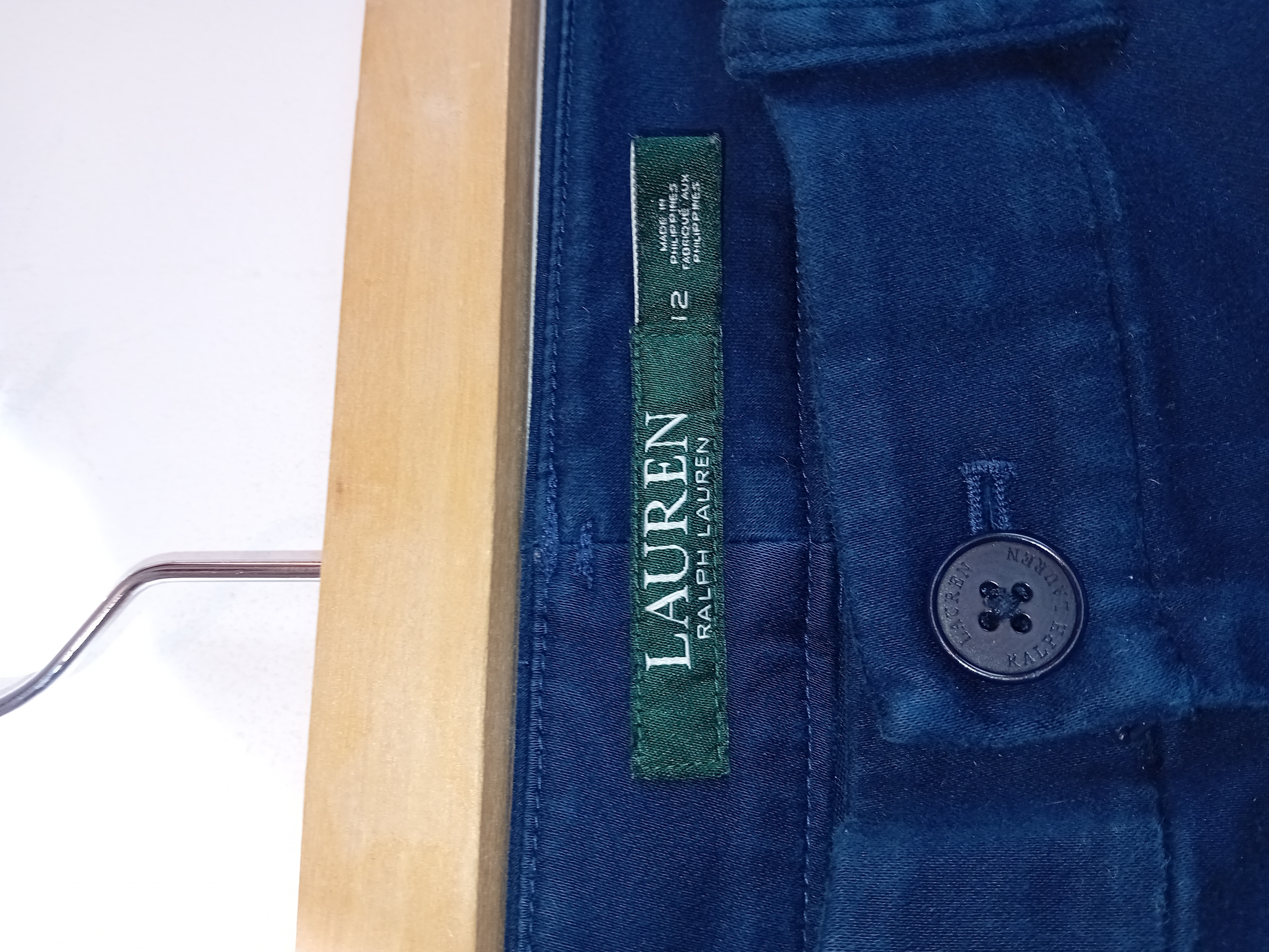 Pantalon Chino Bleu Marine Lauren Ralph Lauren
