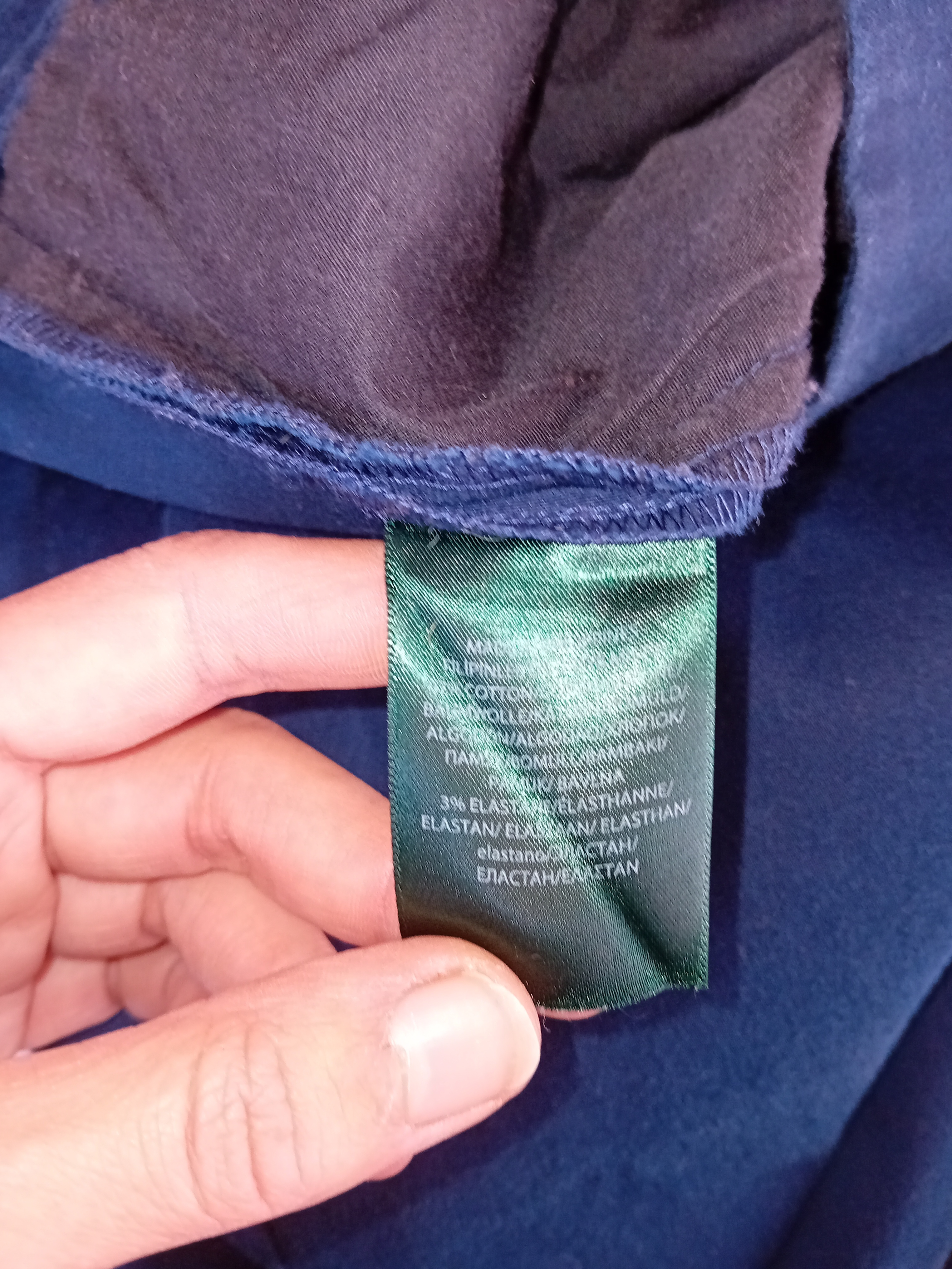 Pantalon Chino Bleu Marine Lauren Ralph Lauren