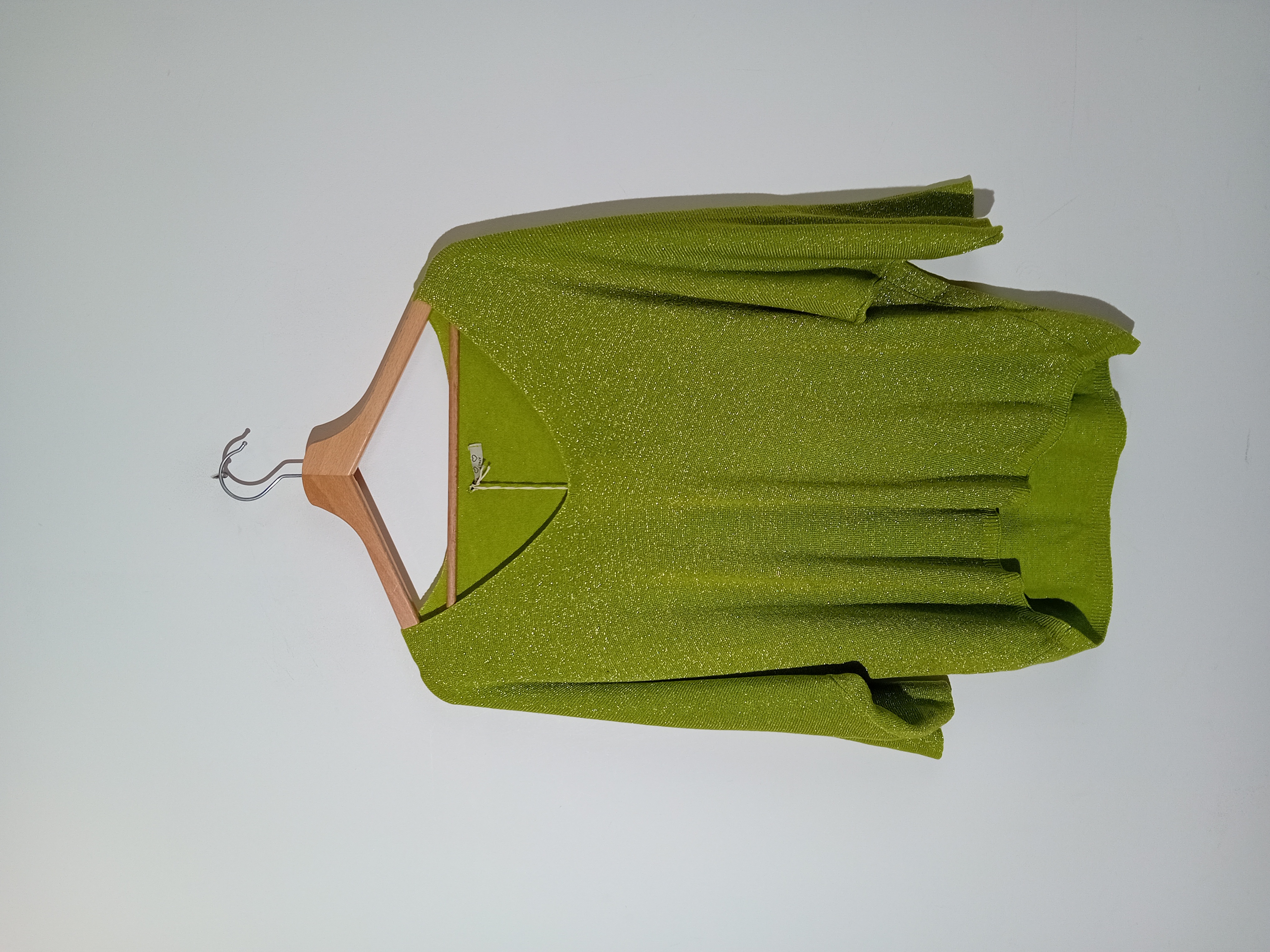 Pull Léger Vert Pomme Pailleté