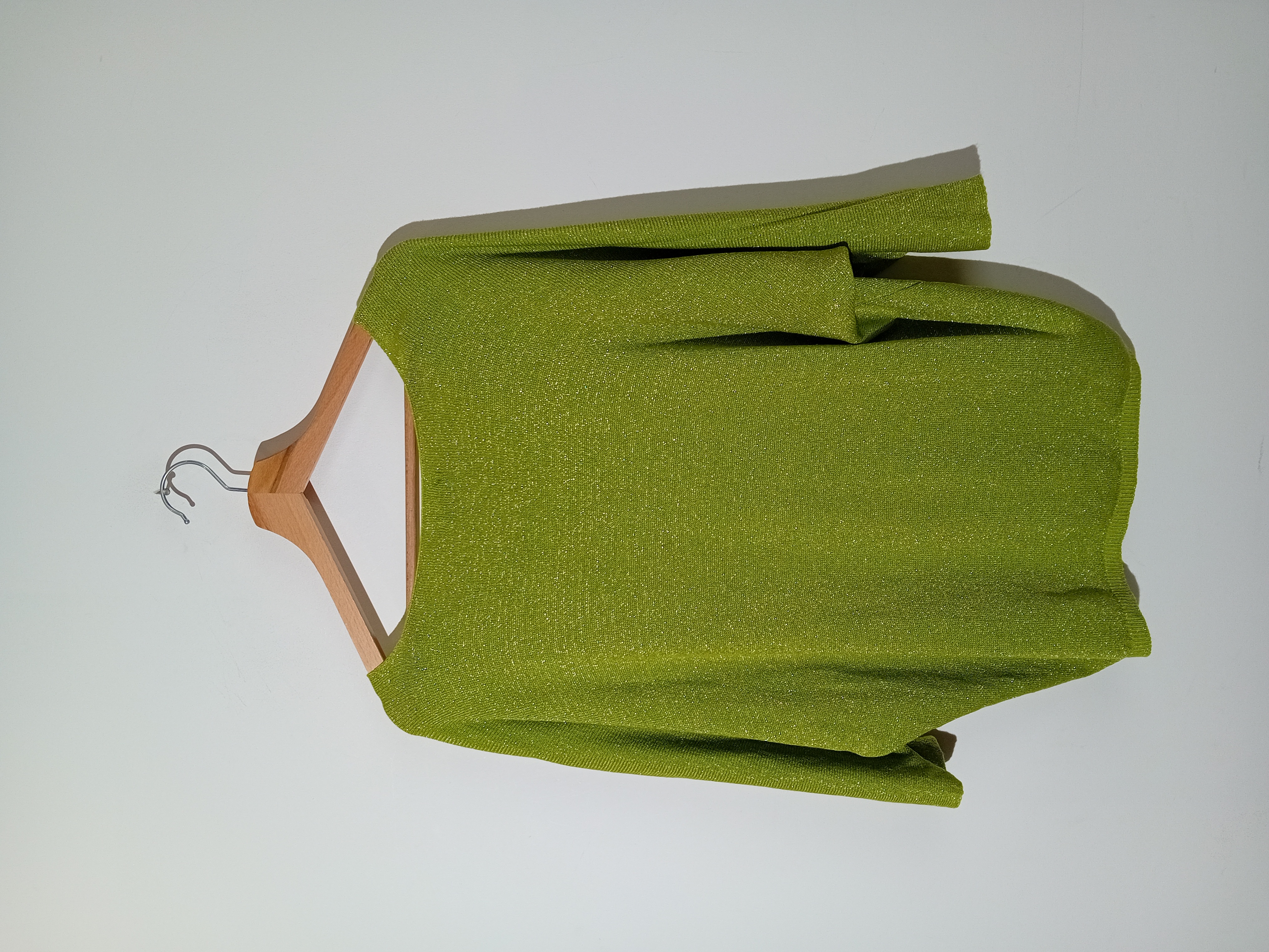 Pull Léger Vert Pomme Pailleté