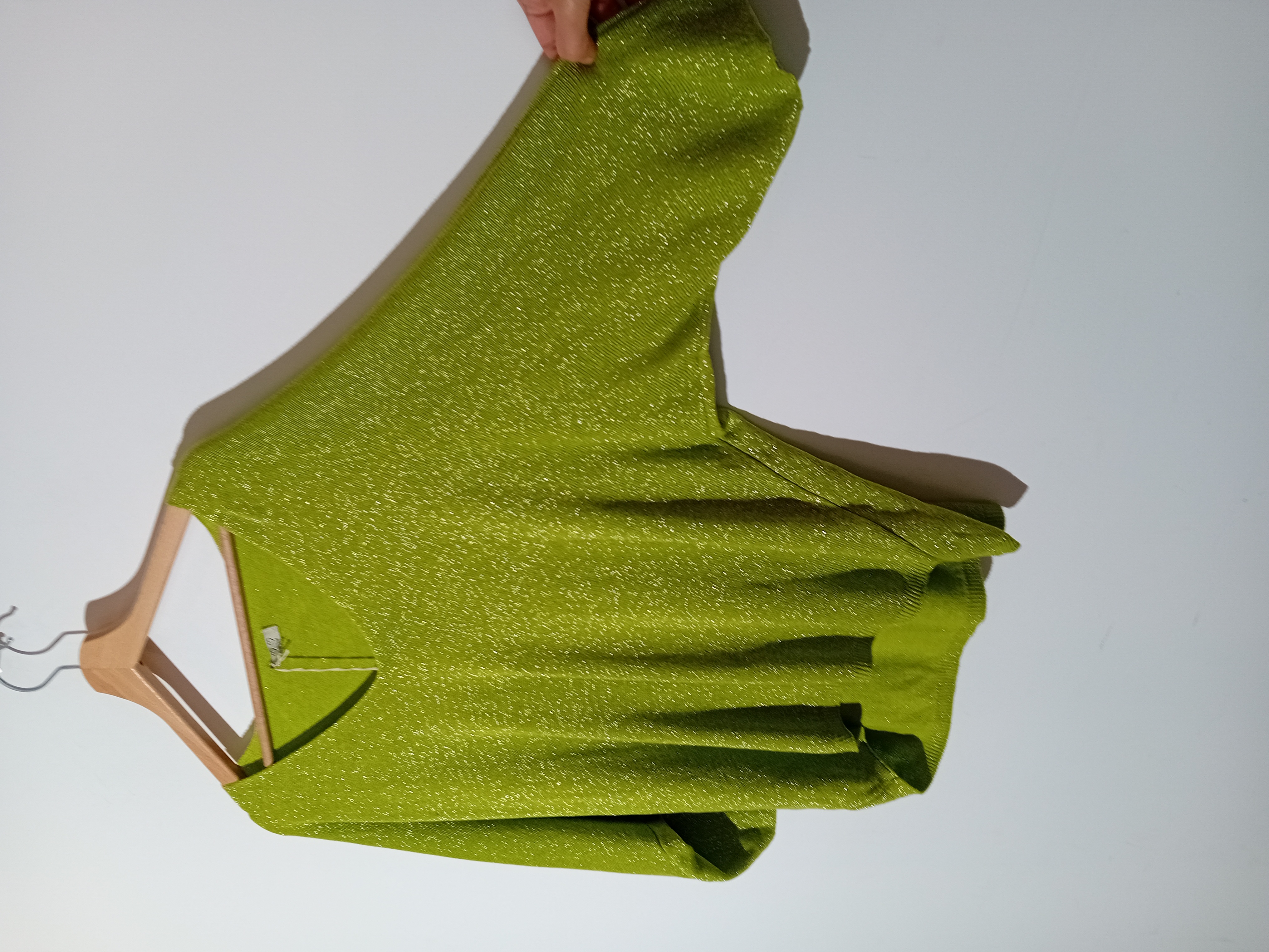 Pull Léger Vert Pomme Pailleté