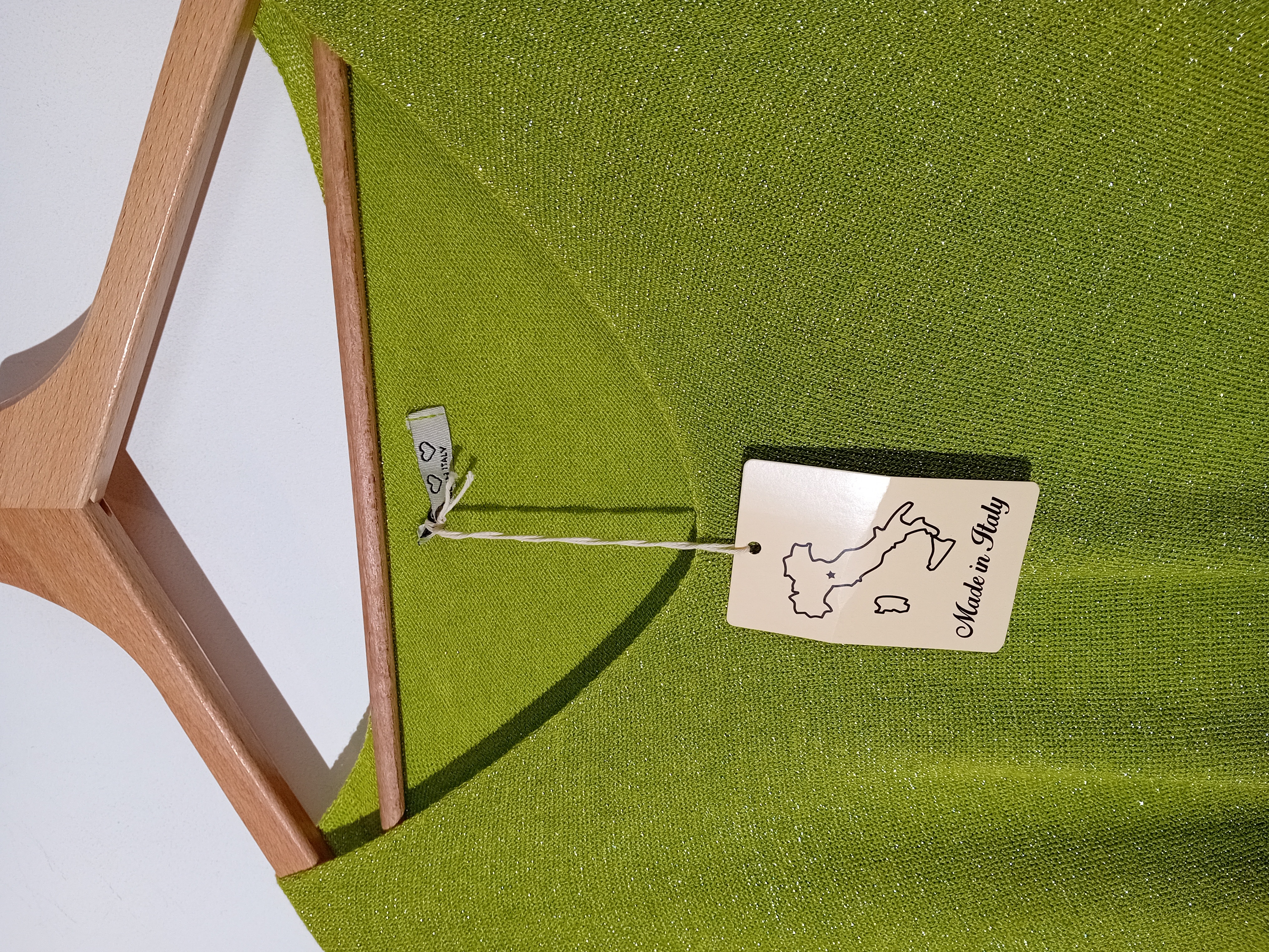 Pull Léger Vert Pomme Pailleté