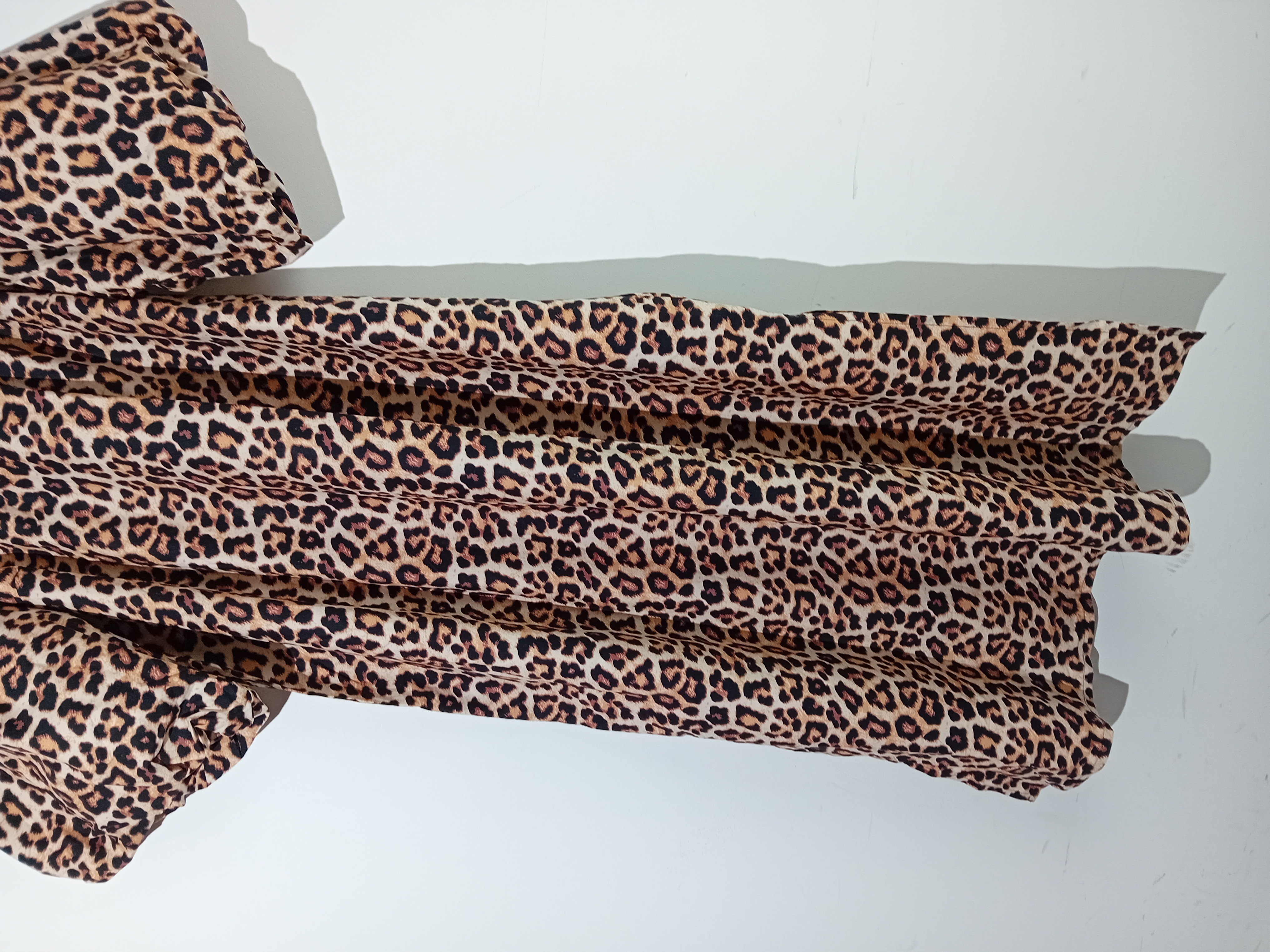 Robe Longue Imprime Leopard H&m