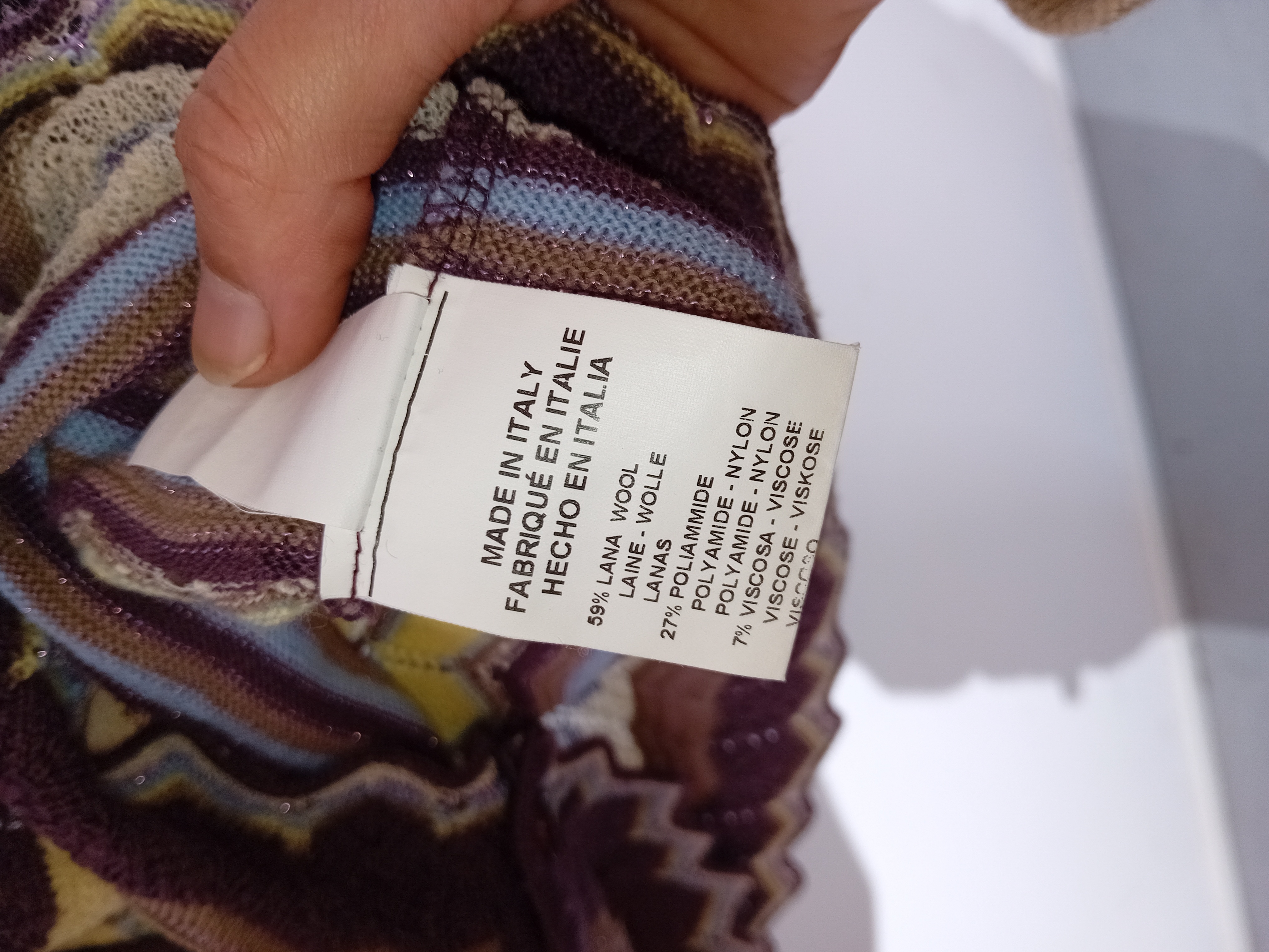 Gilet Missoni Laine Viscose Zig-zag L