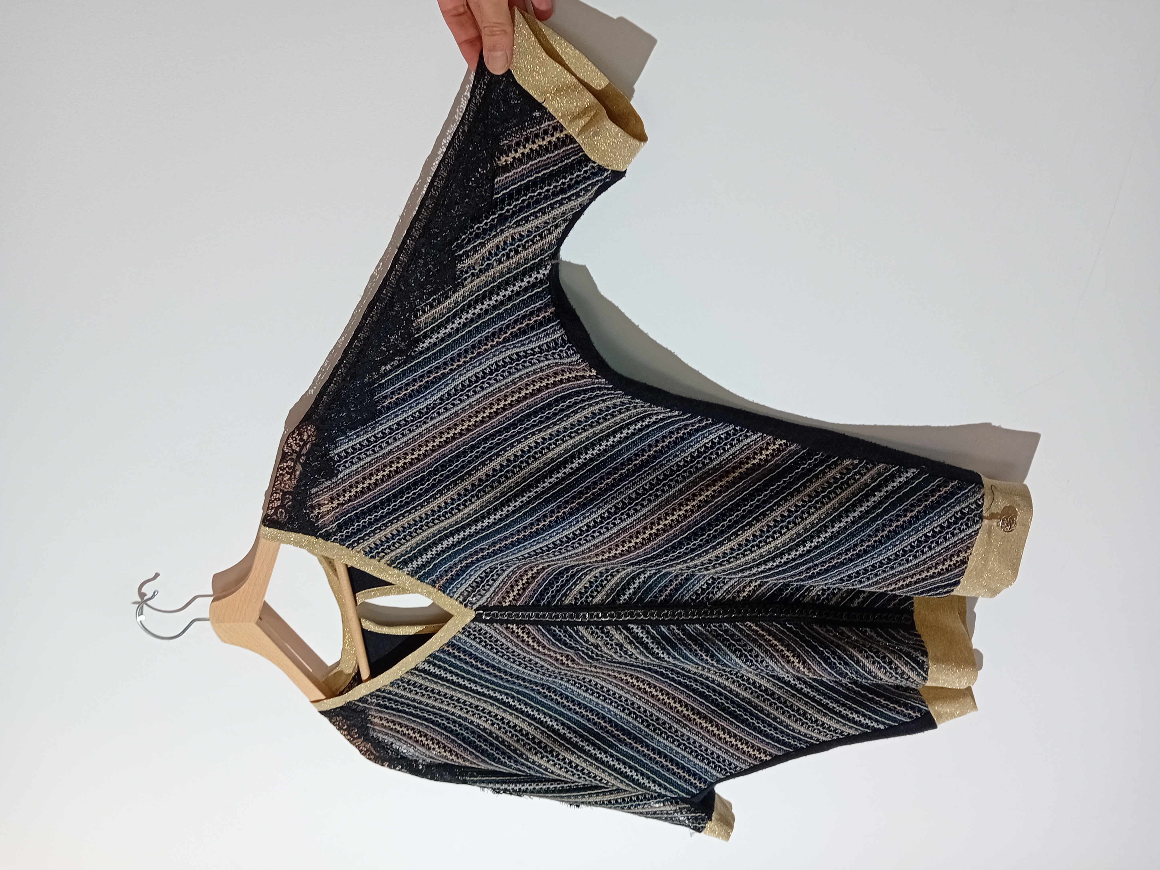 Haut Glamour Texturé Multicolore
