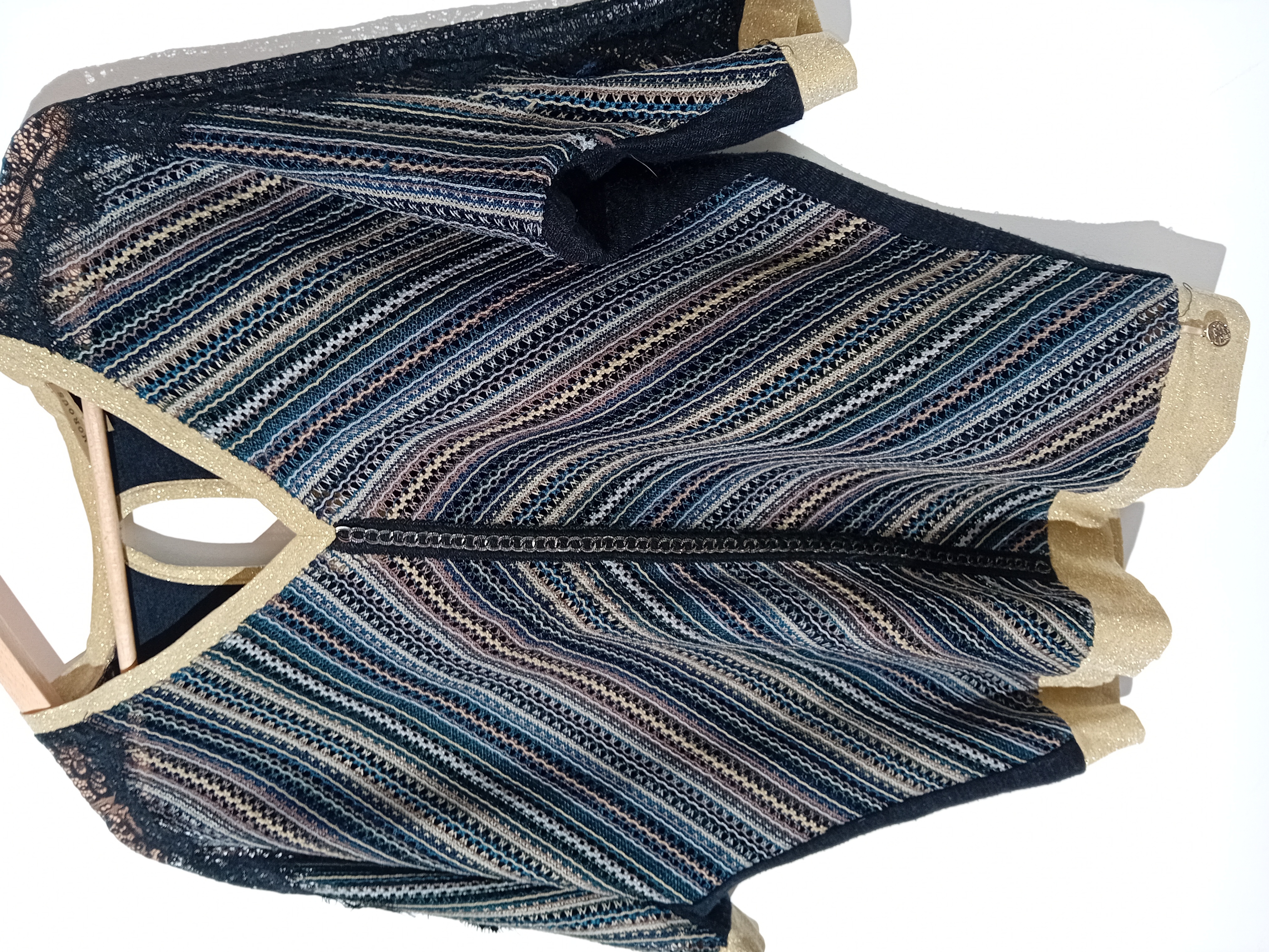Haut Glamour Texturé Multicolore