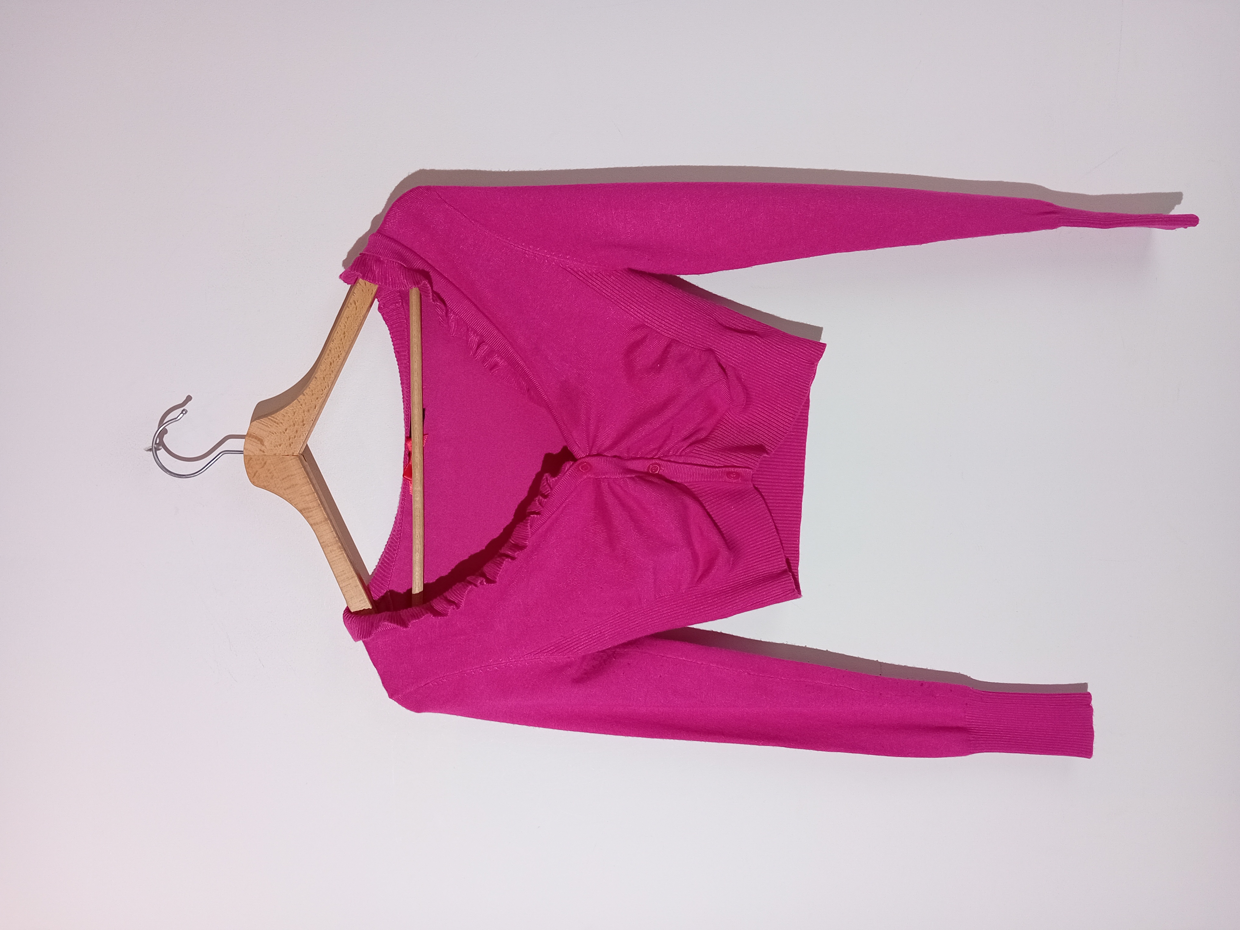 Gilet Court Fuchsia Morgan Xs