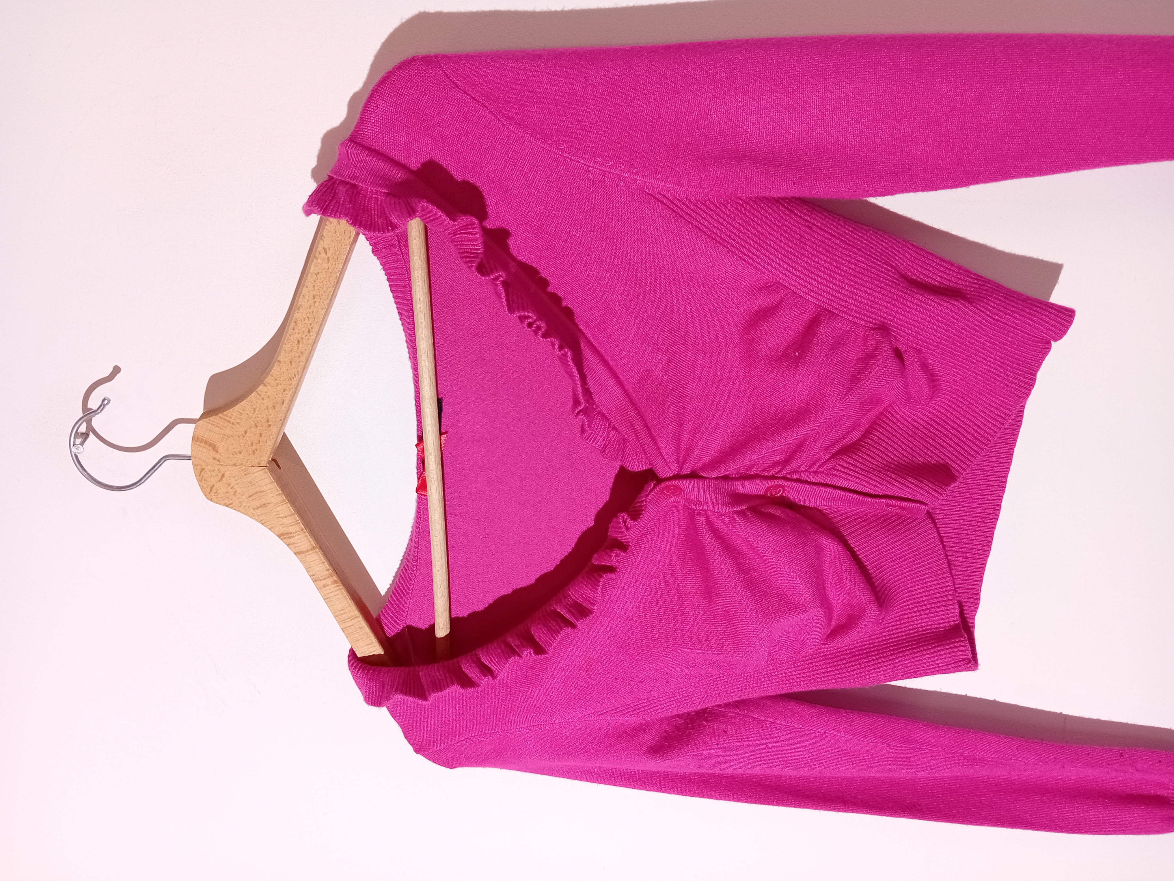 Gilet Court Fuchsia Morgan Xs