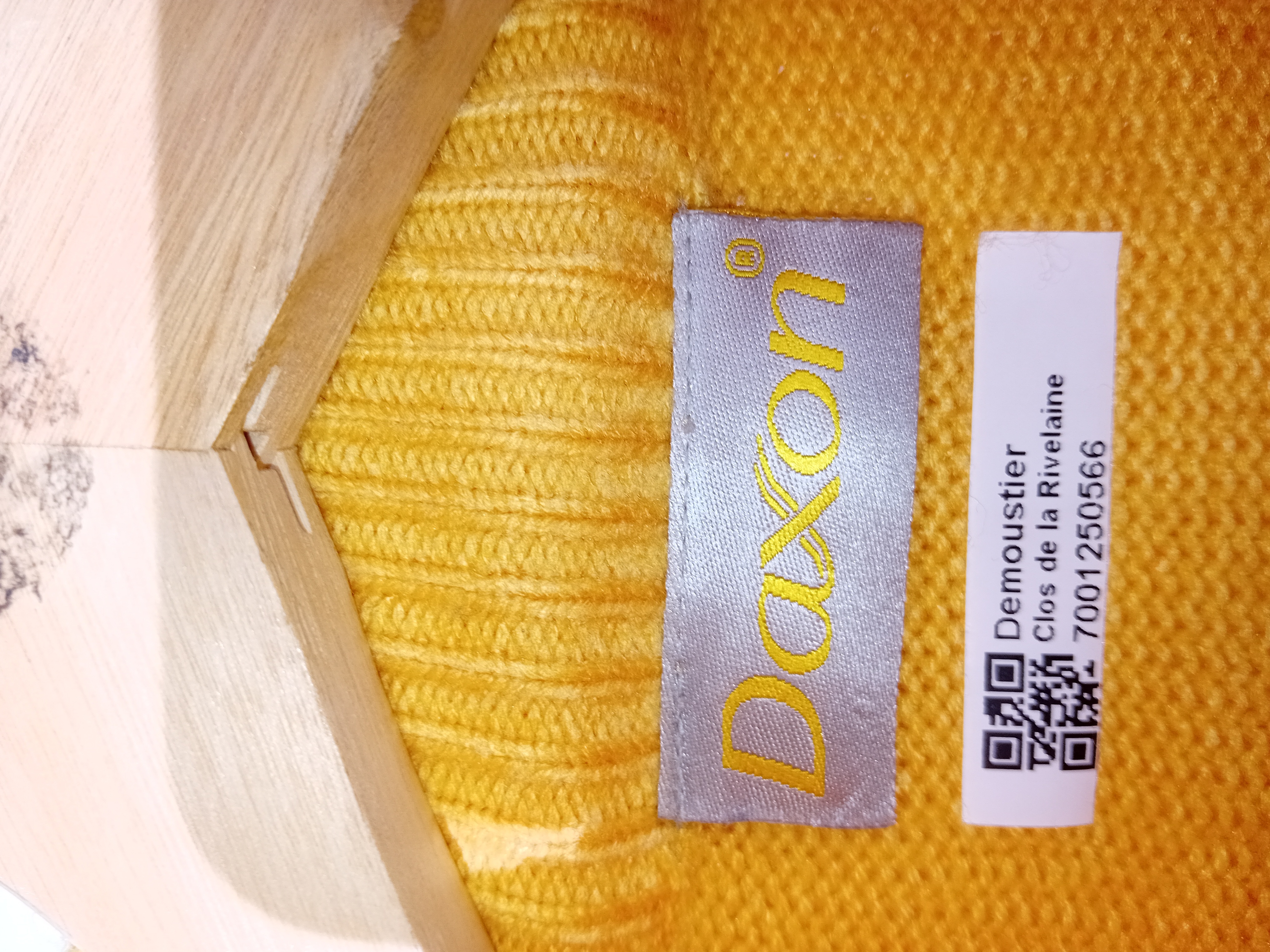 Pull Daxon Jaune Vintage