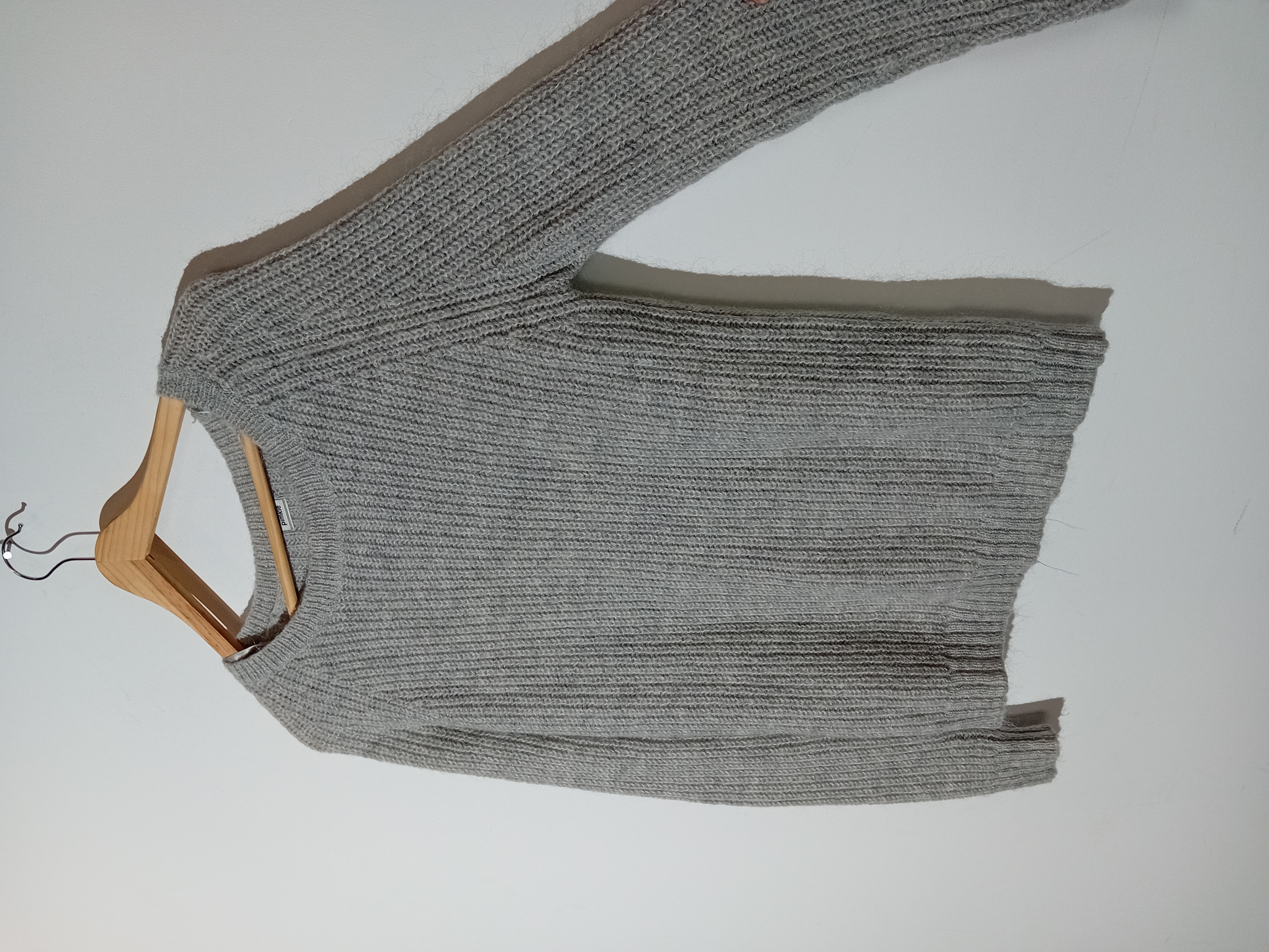 Pull Pimkie Maille Duveteuse Gris