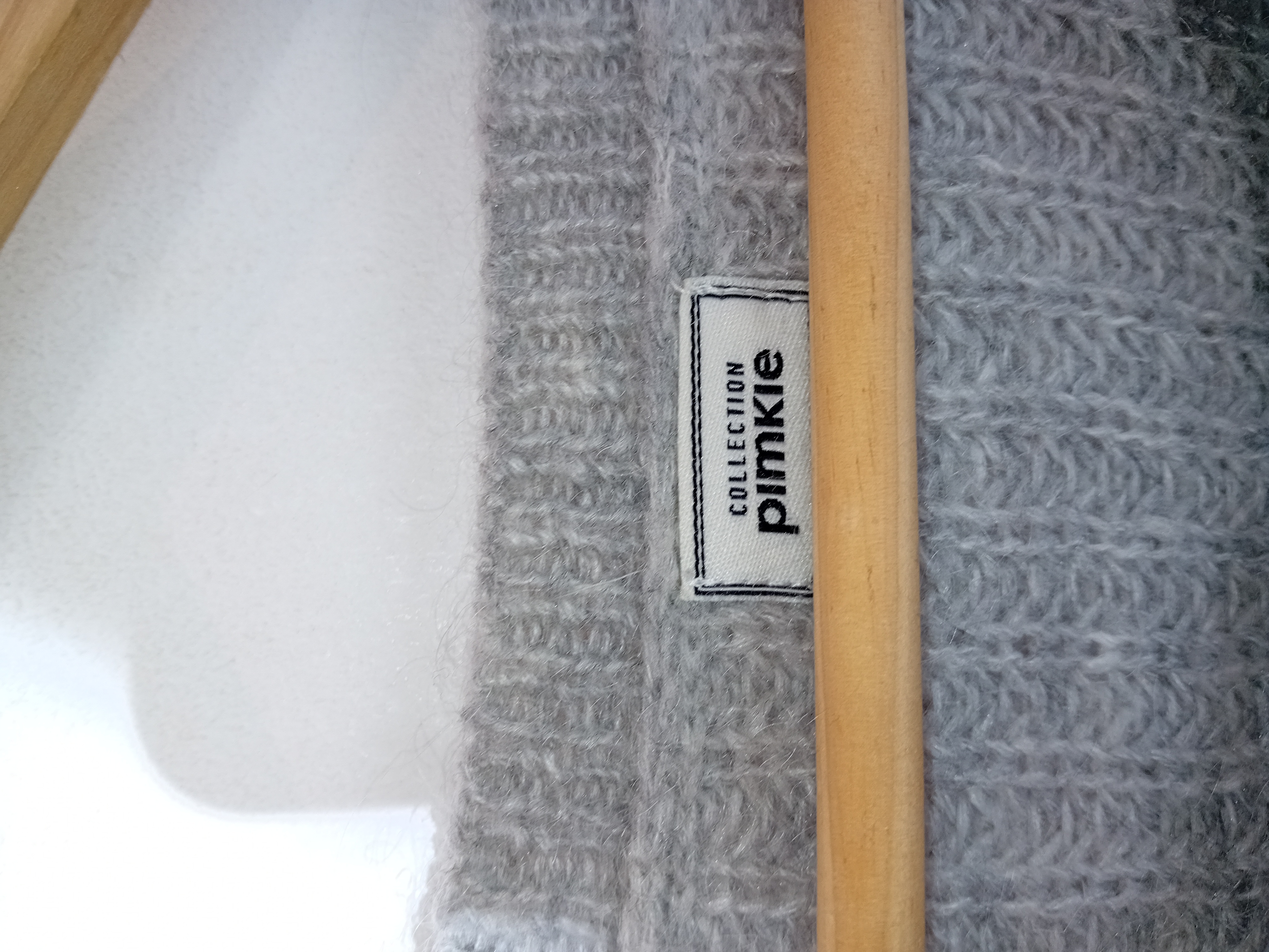 Pull Pimkie Maille Duveteuse Gris