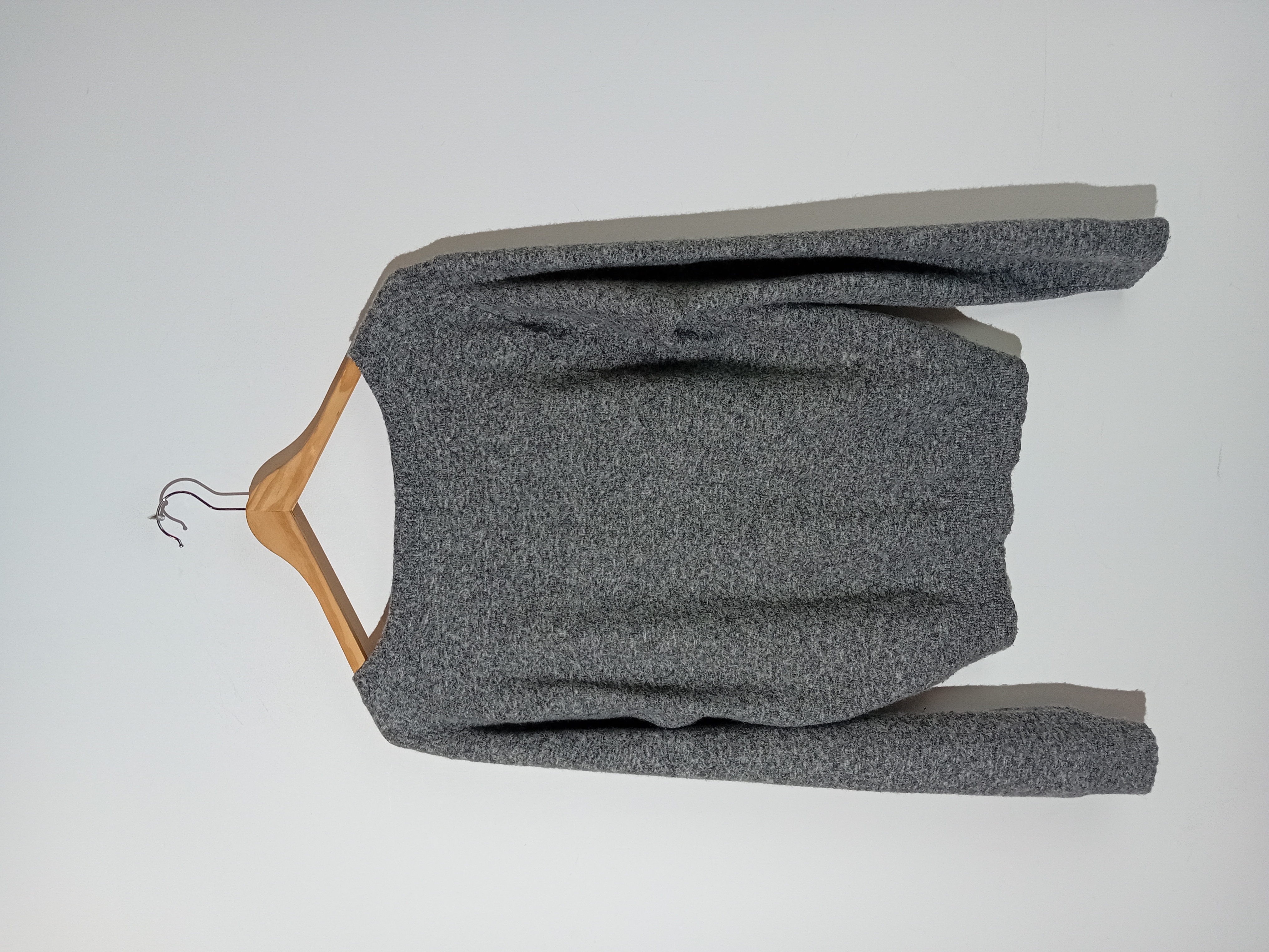 Gilet Gris En Laine Mango