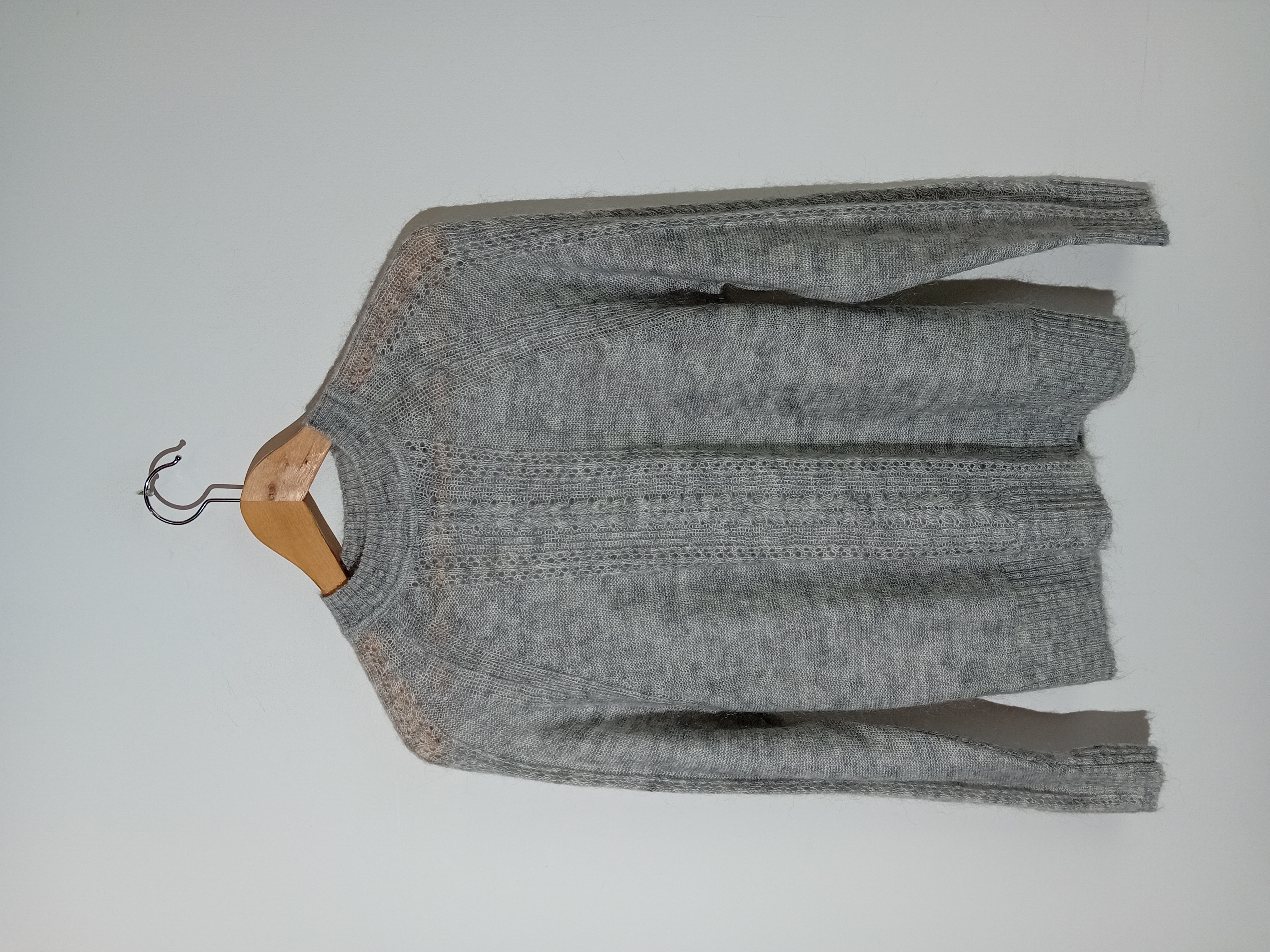 Pull Gris Esprit Mohair S