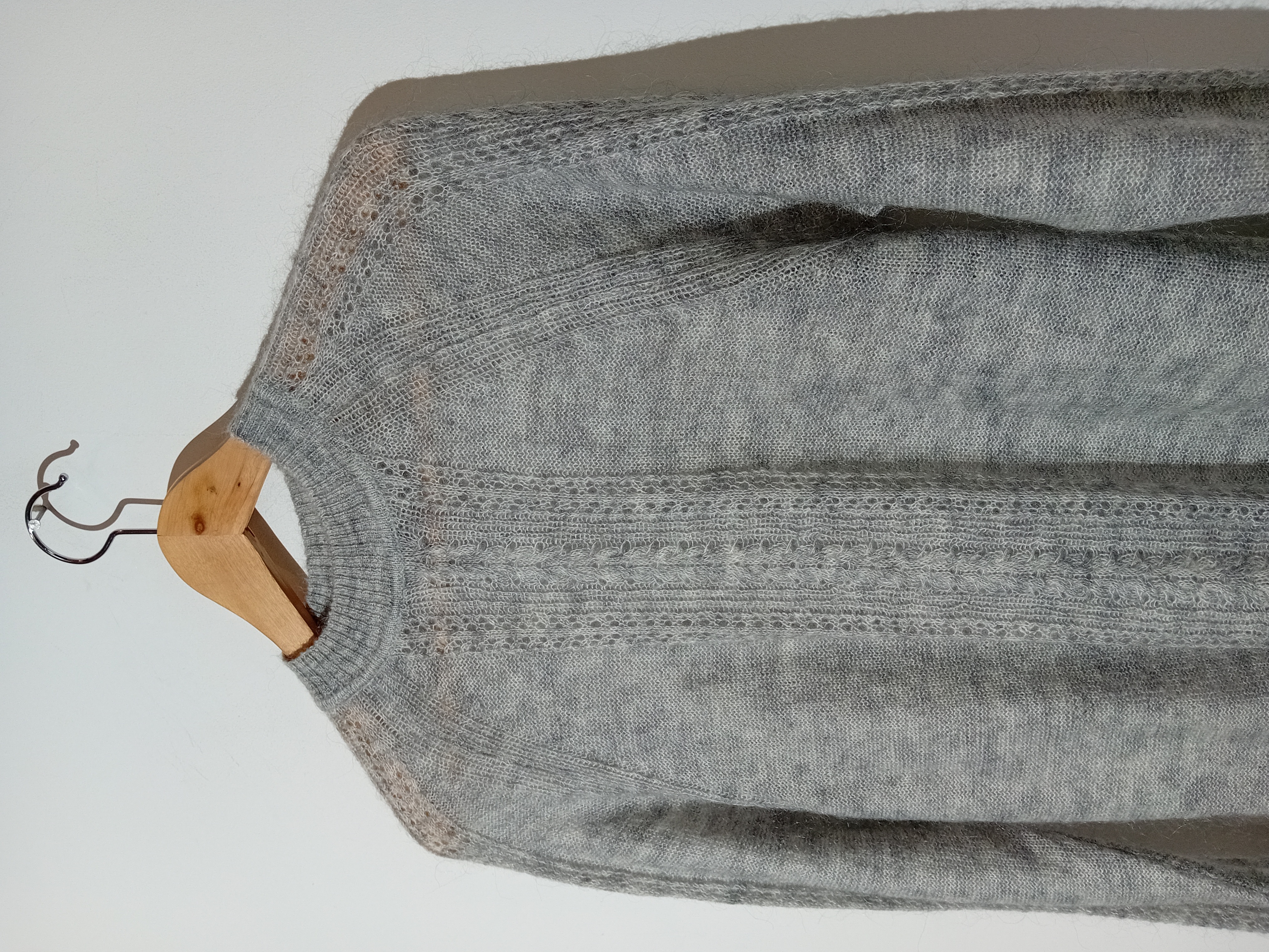 Pull Gris Esprit Mohair S