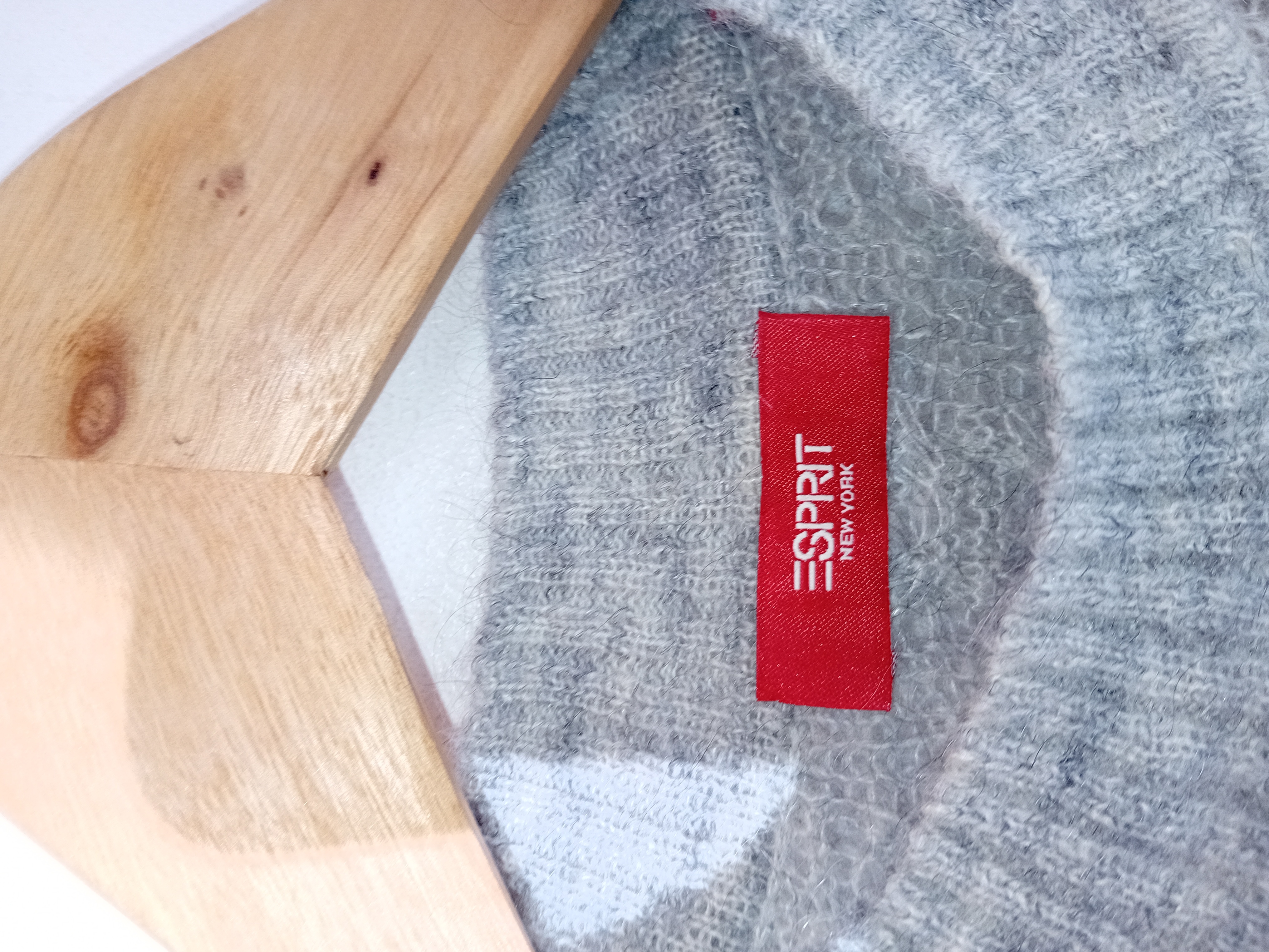 Pull Gris Esprit Mohair S