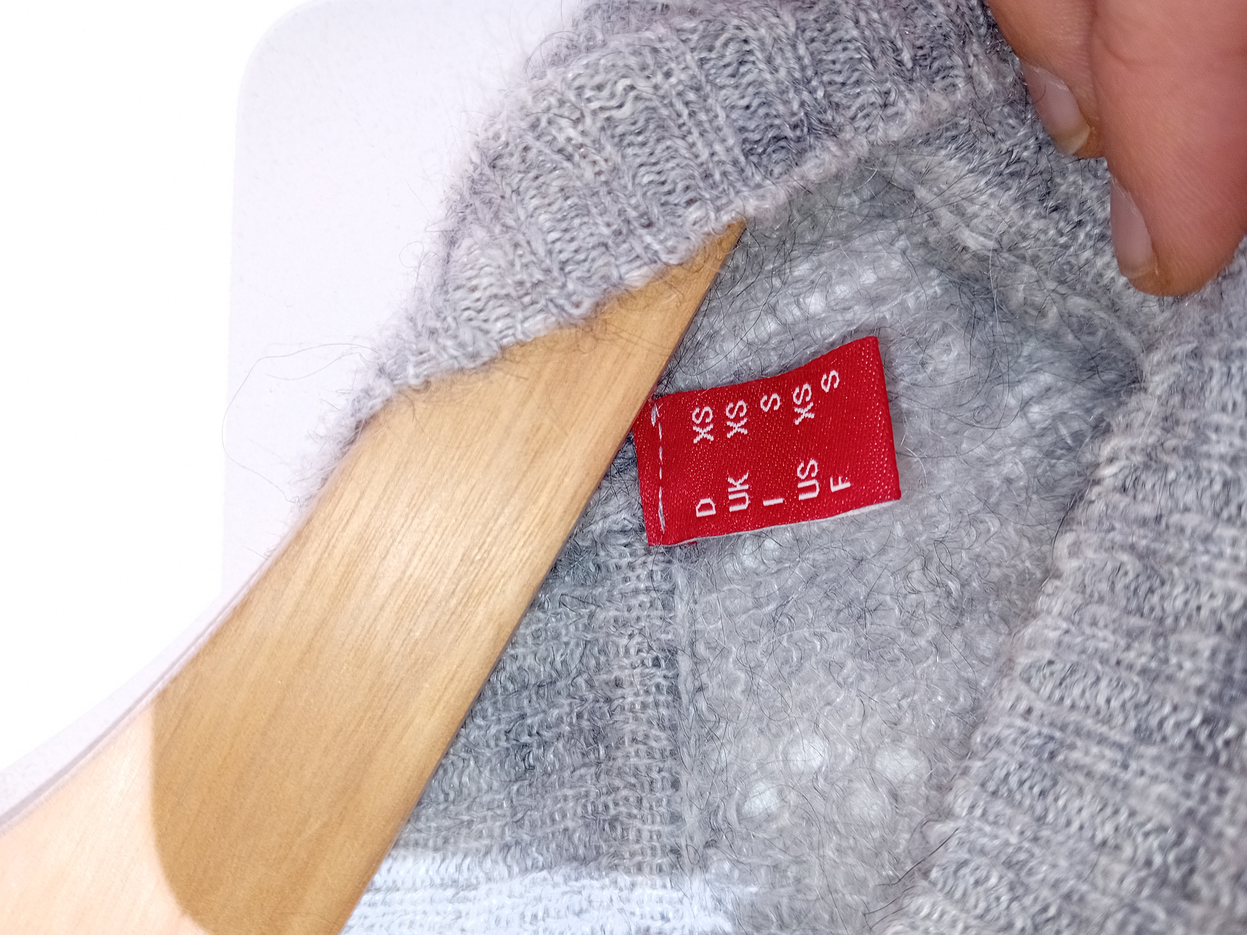 Pull Gris Esprit Mohair S