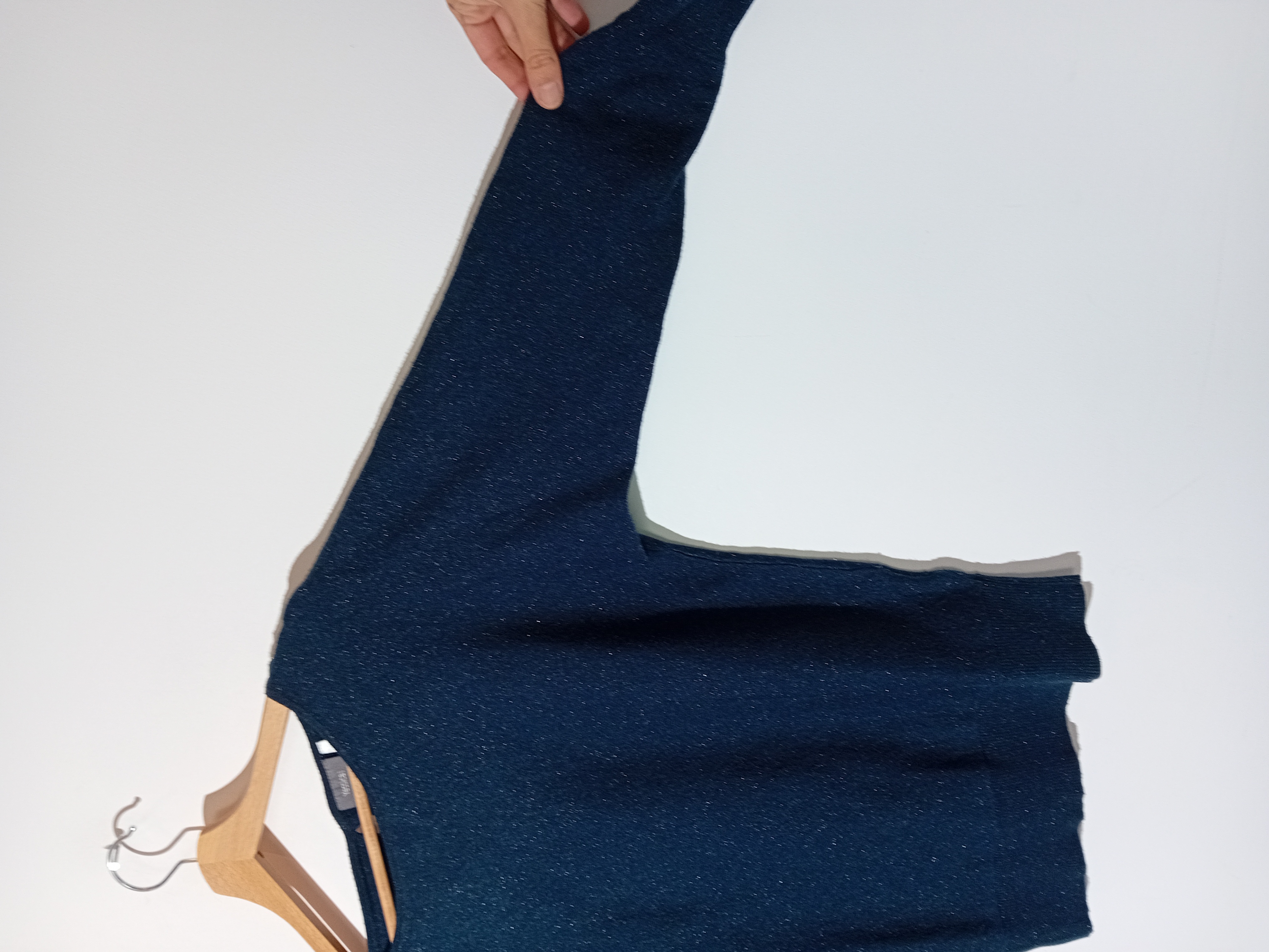 Pull Yessica Bleu Marine Scintillant S