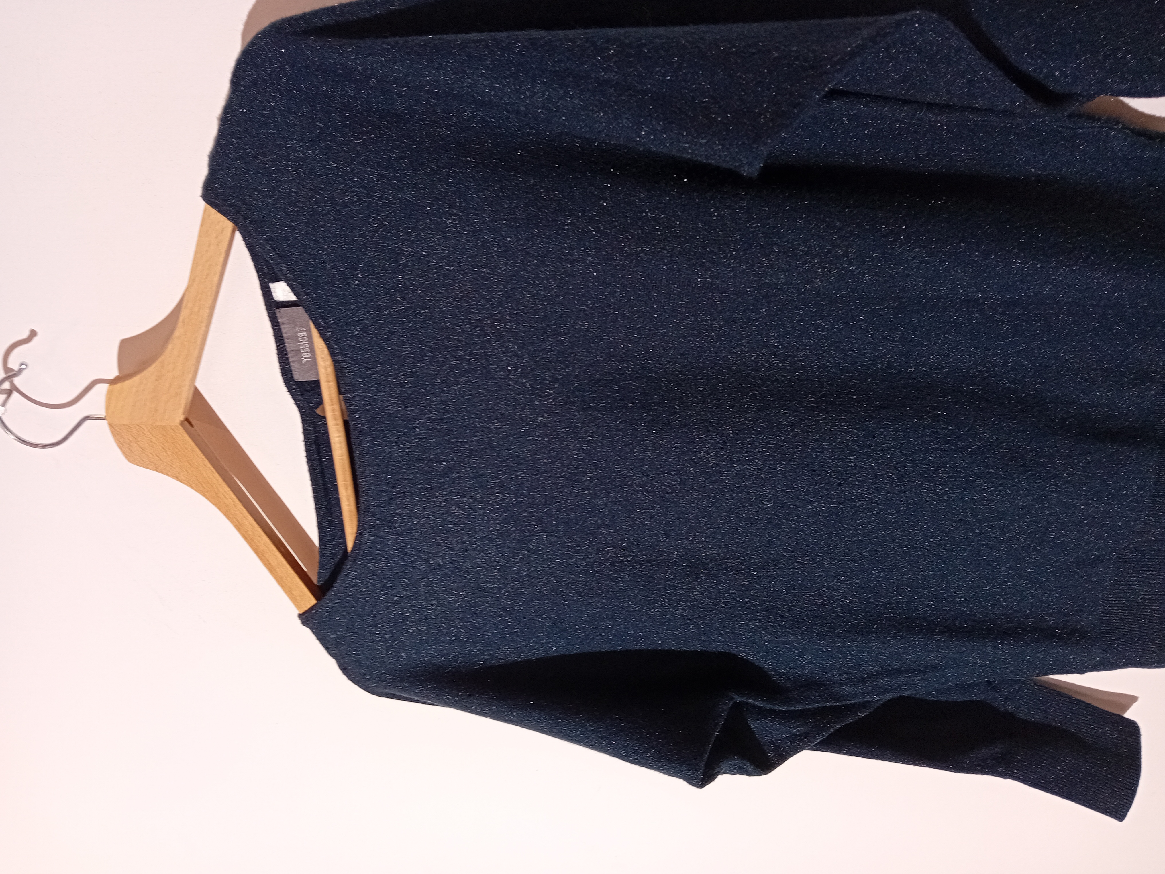 Pull Yessica Bleu Marine Scintillant S