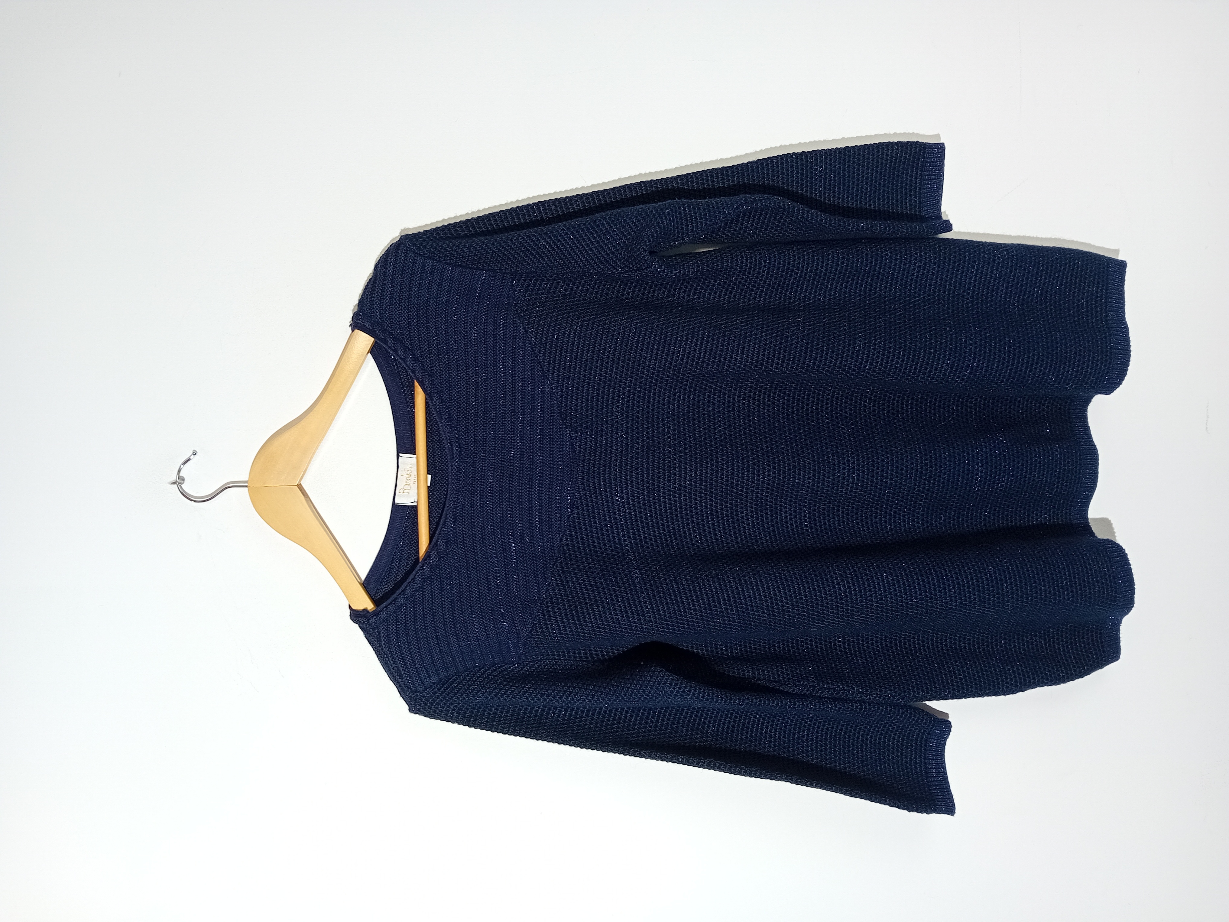 Pull Maille Bleu Marine Pomkin