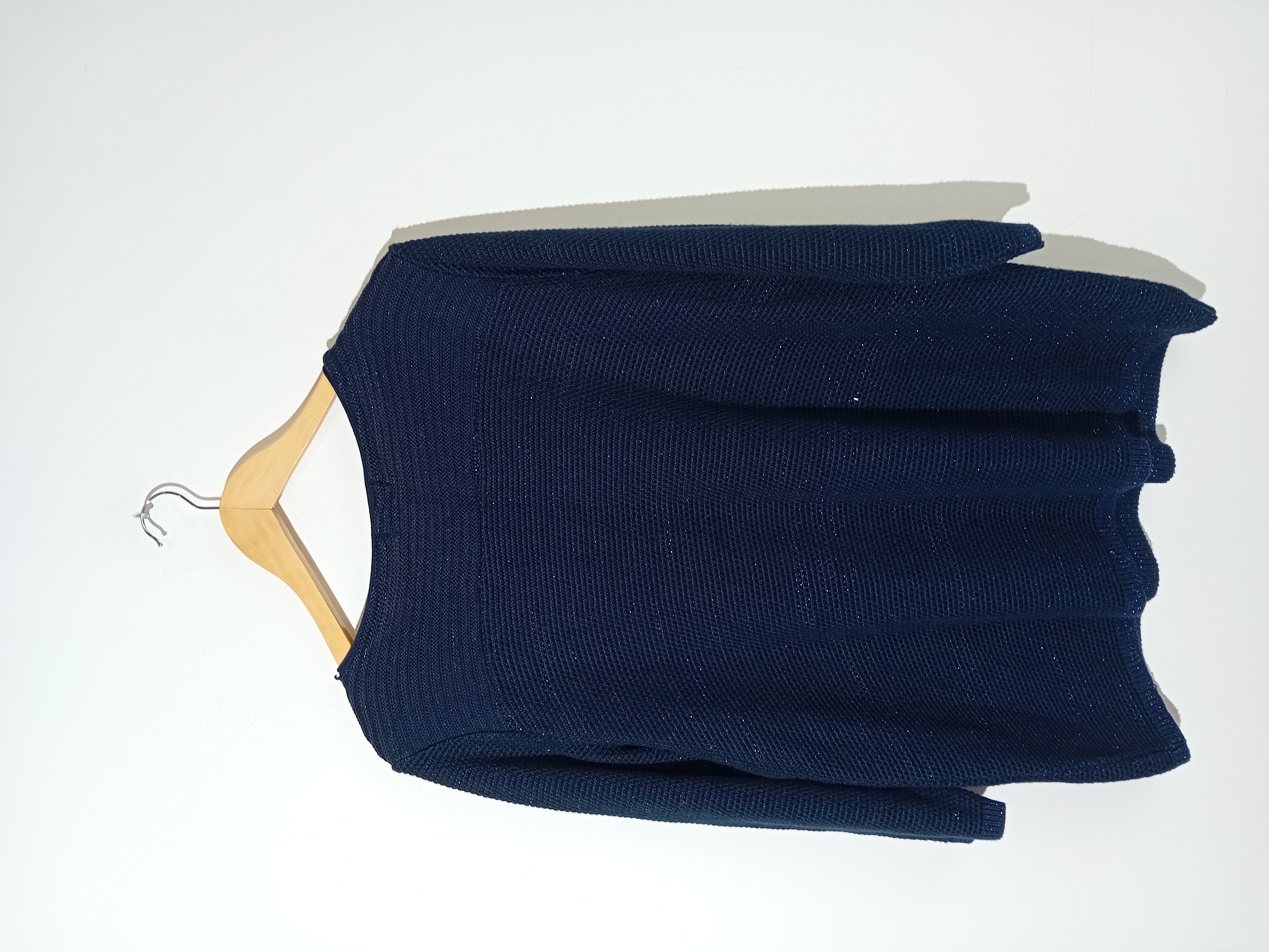 Pull Maille Bleu Marine Pomkin
