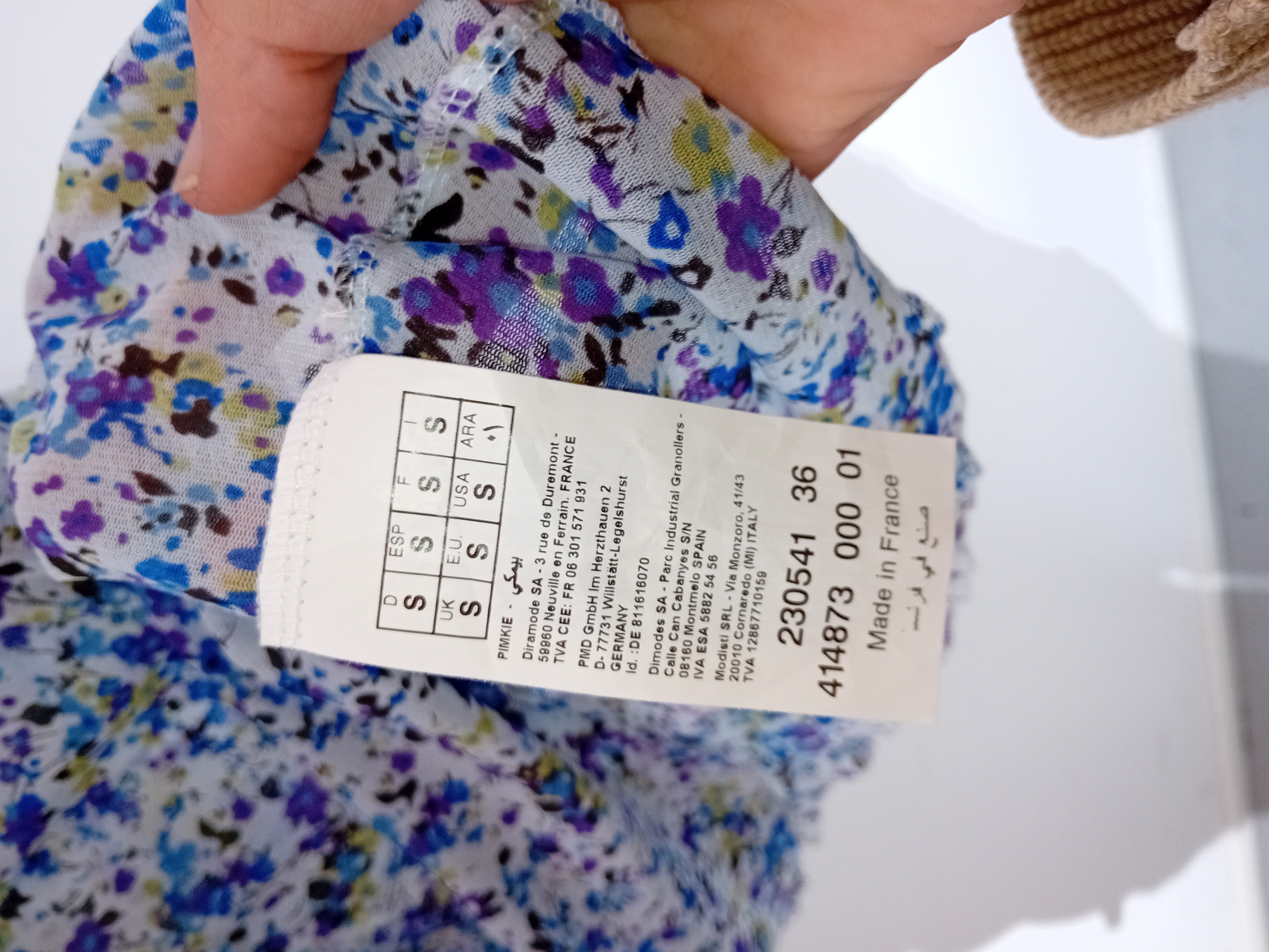 Haut À Fleurs Pimkie Vintage