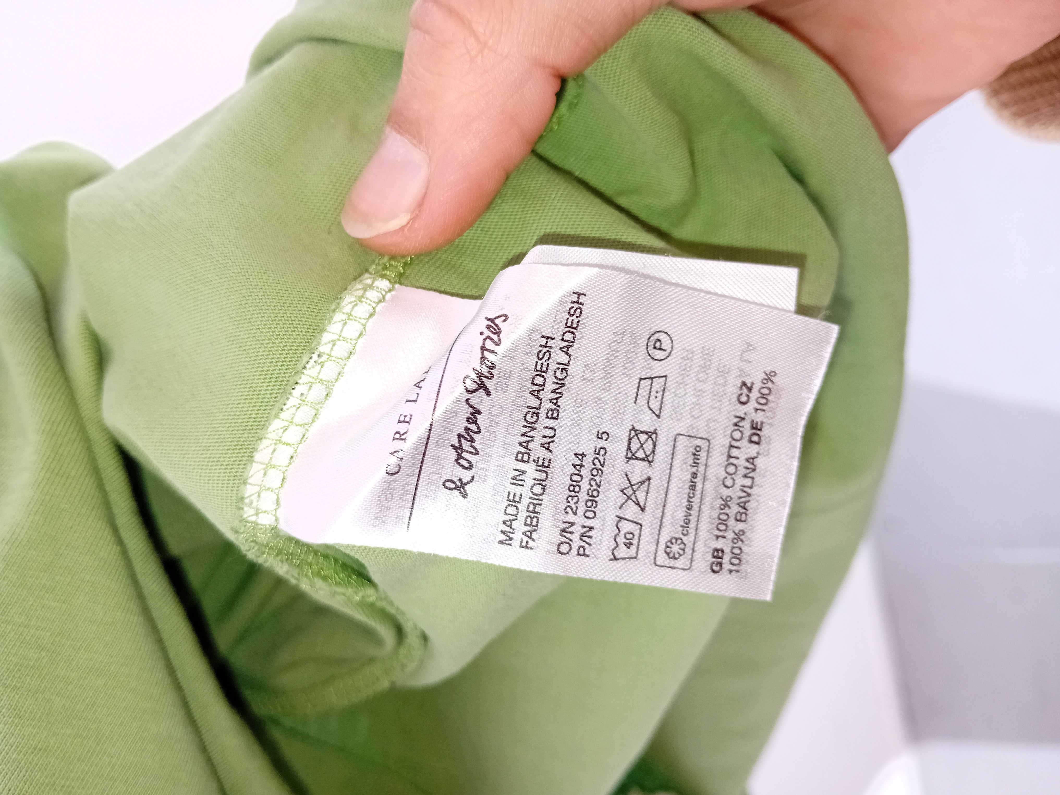 T-shirt Vert Basique & Other Stories