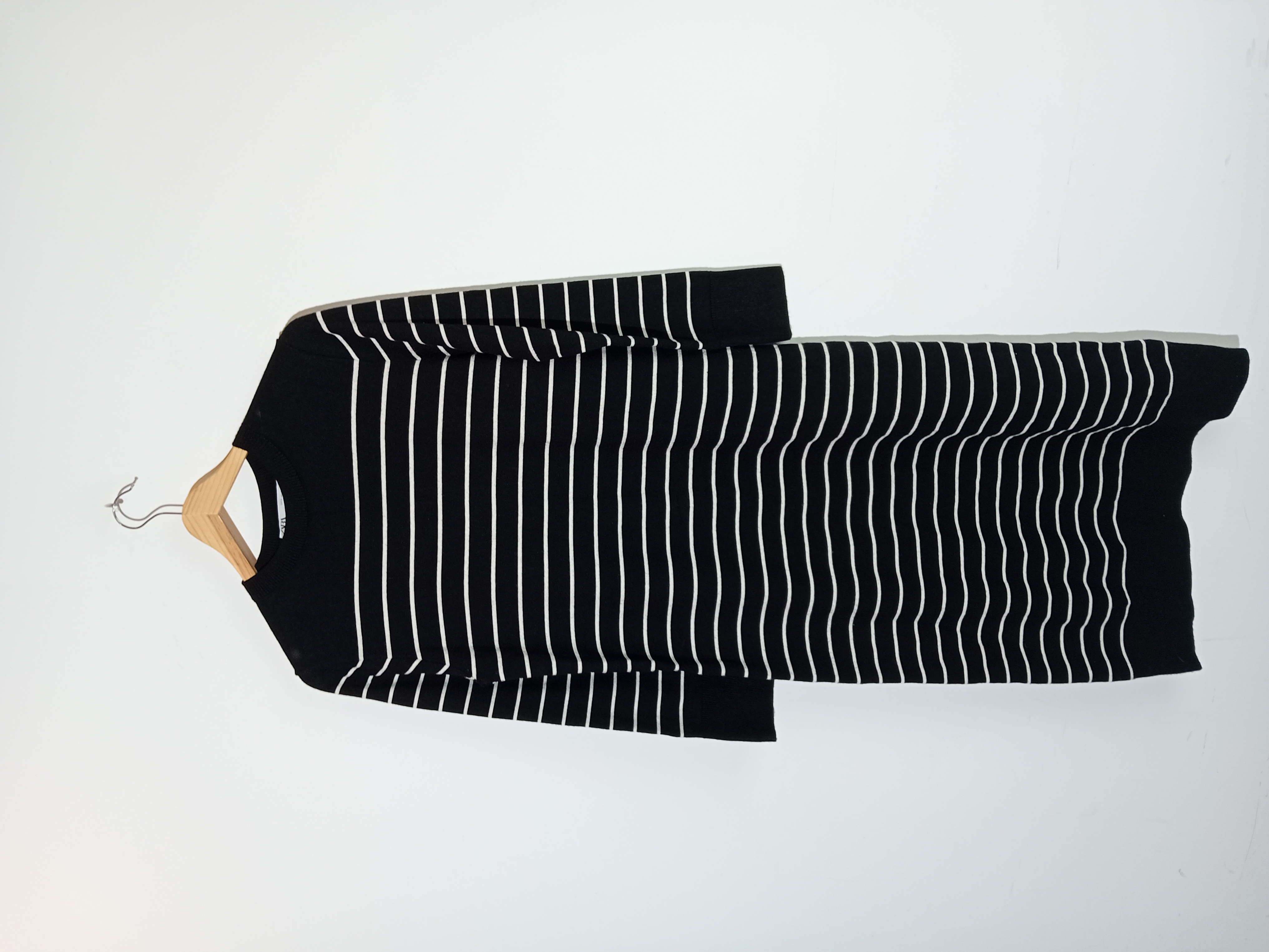 Robe Longue En Maille Rayée Zara