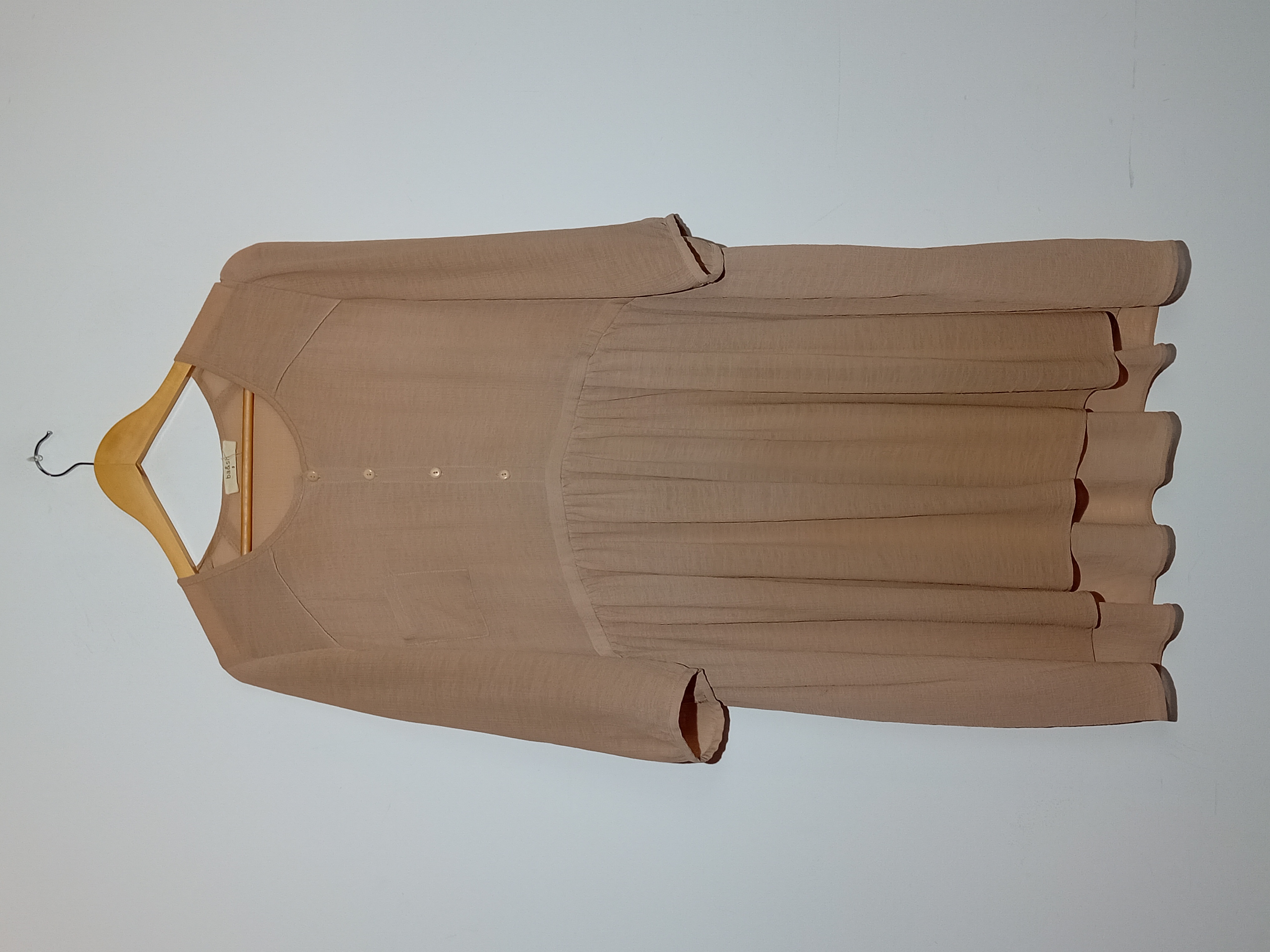 Robe Fluide Plissée Ba&sh Beige L