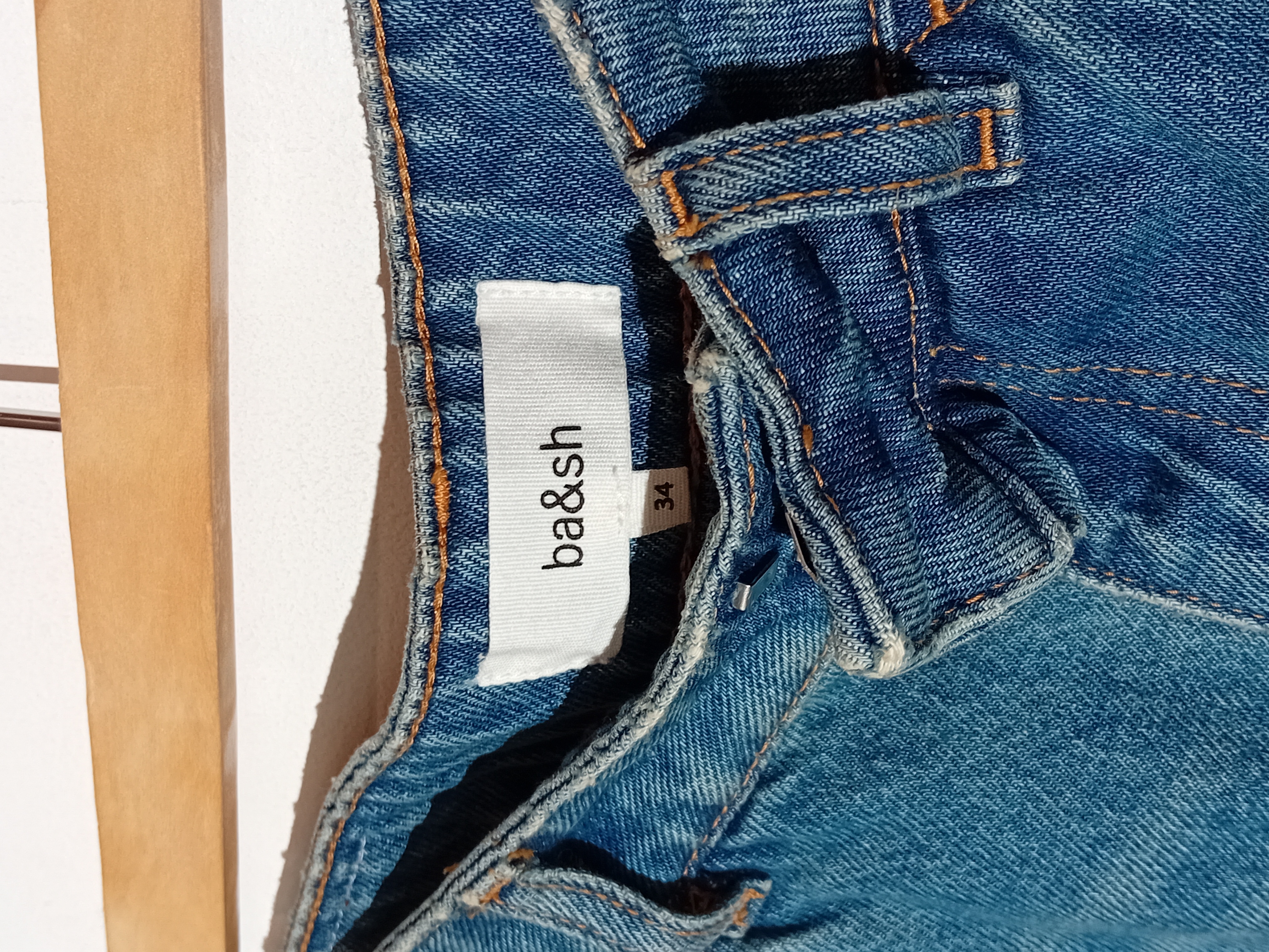 Jeans Large Bleu Ba&sh Vecchi