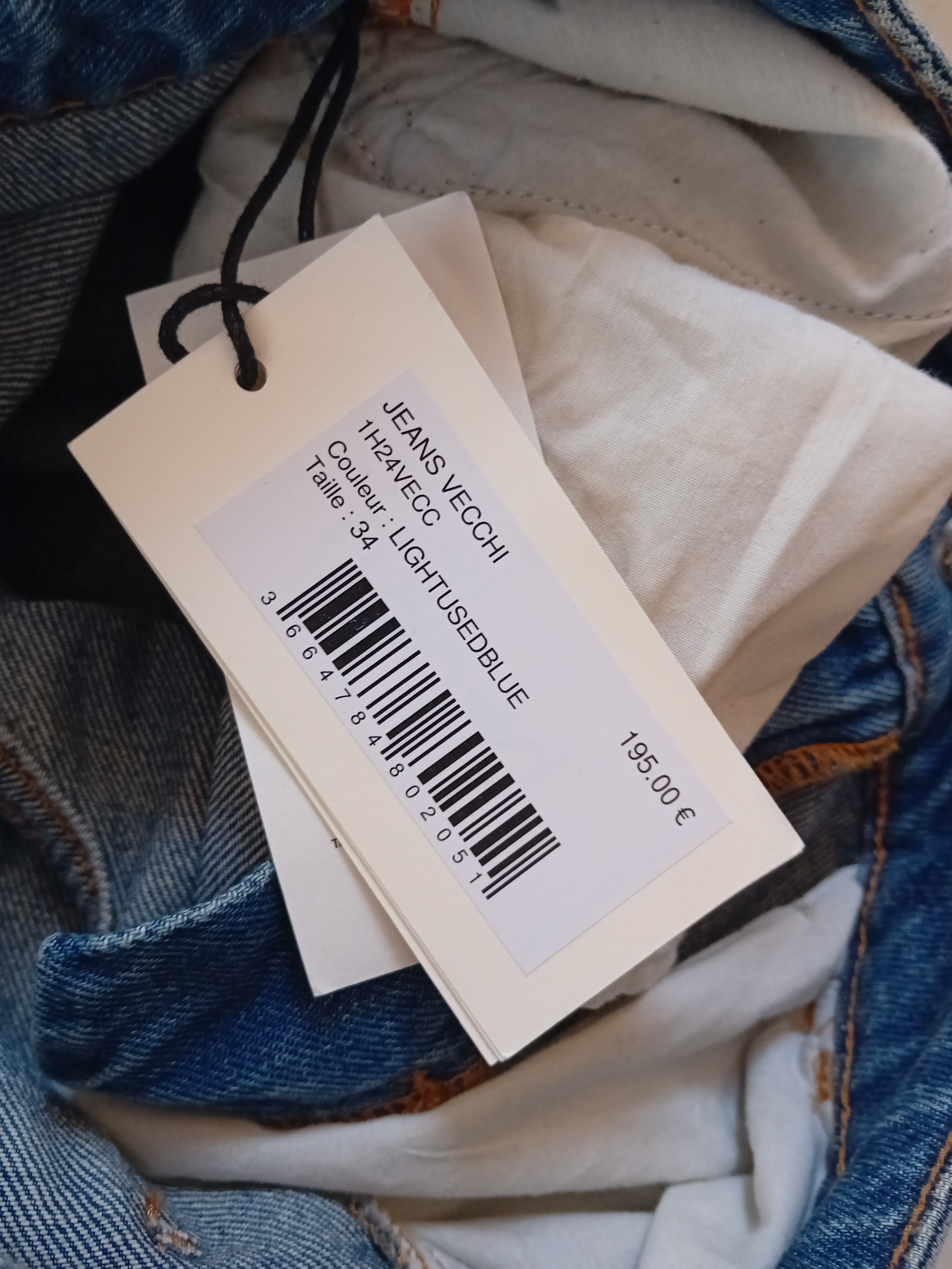 Jeans Large Bleu Ba&sh Vecchi