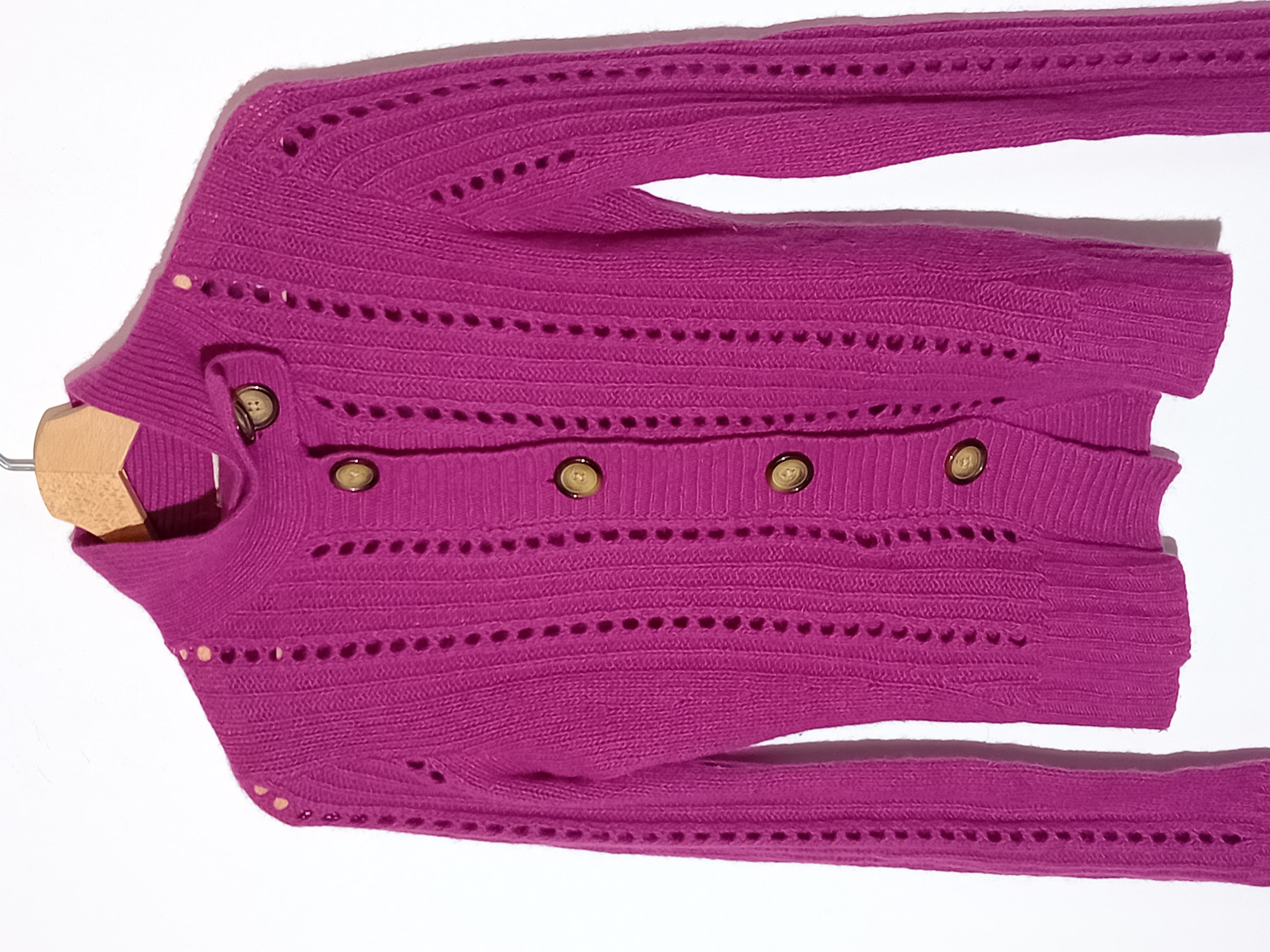 Gilet Fuchsia En Laine Et Angora Essentiel Antwerp