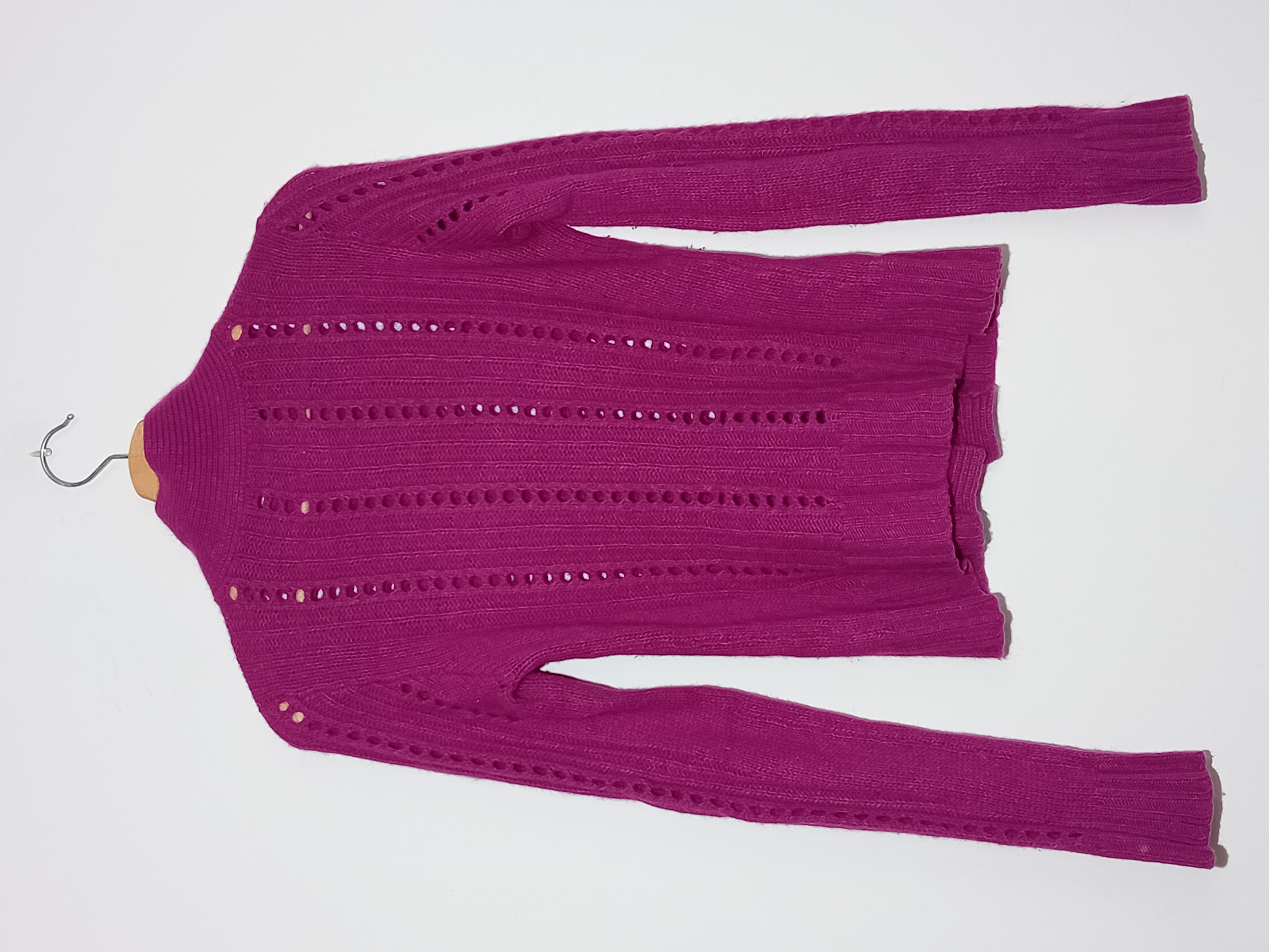 Gilet Fuchsia En Laine Et Angora Essentiel Antwerp