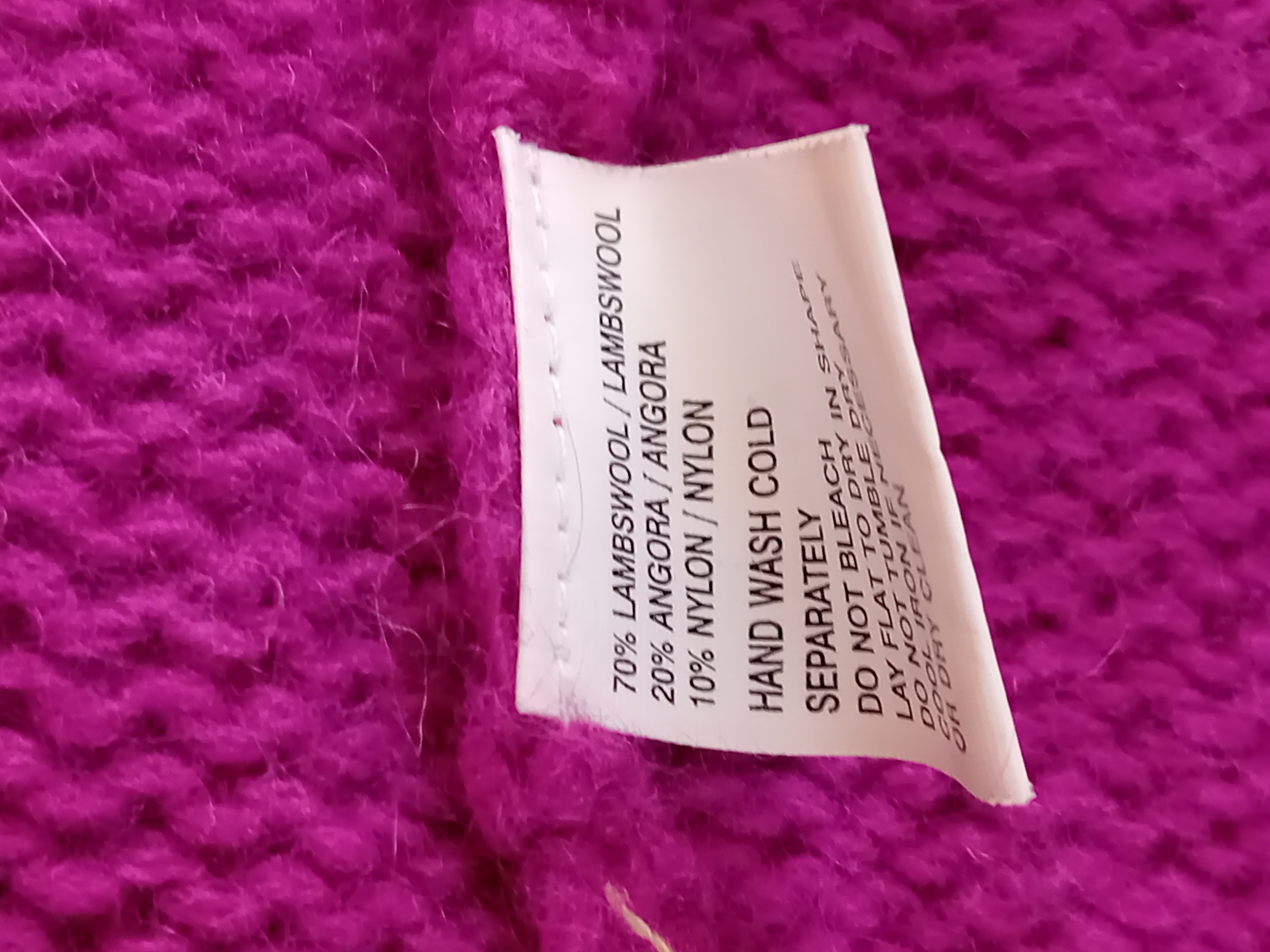 Gilet Fuchsia En Laine Et Angora Essentiel Antwerp