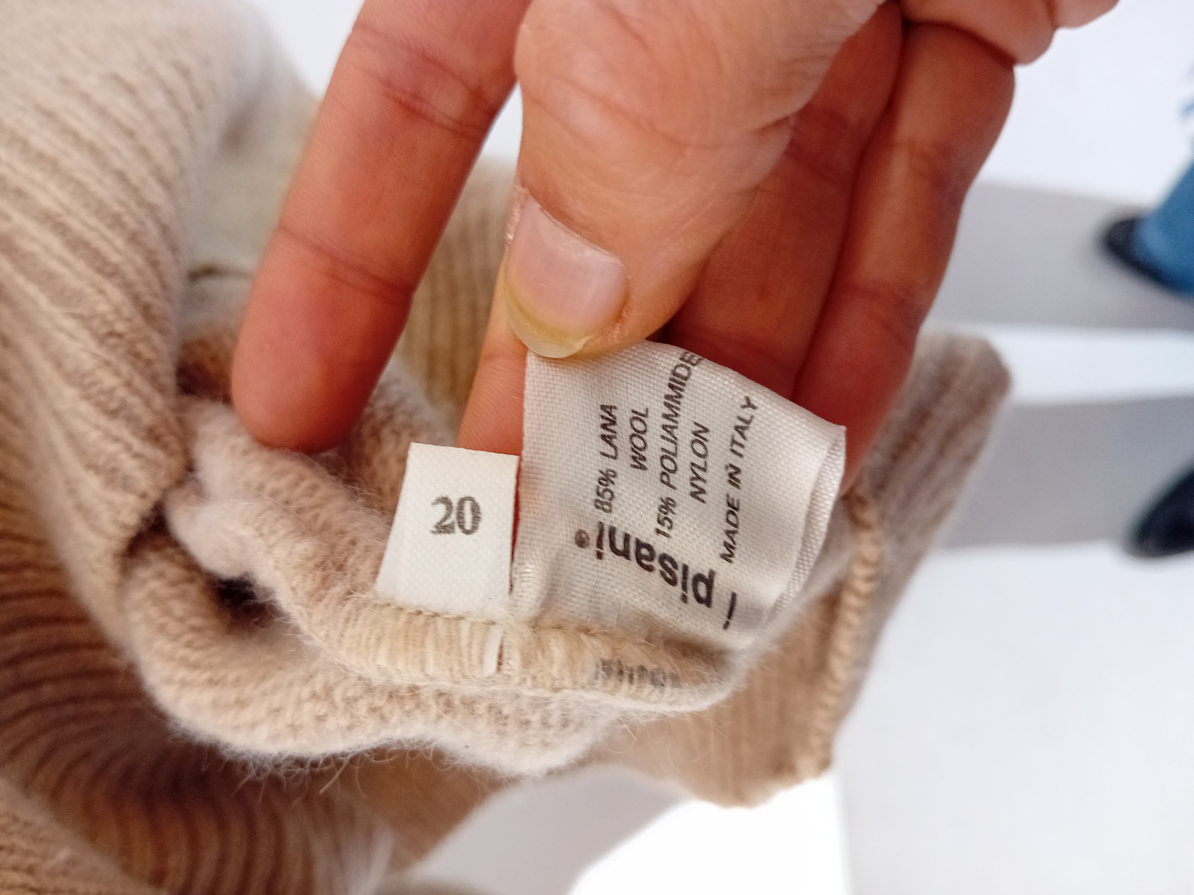 Pull En Laine Beige I Pisani