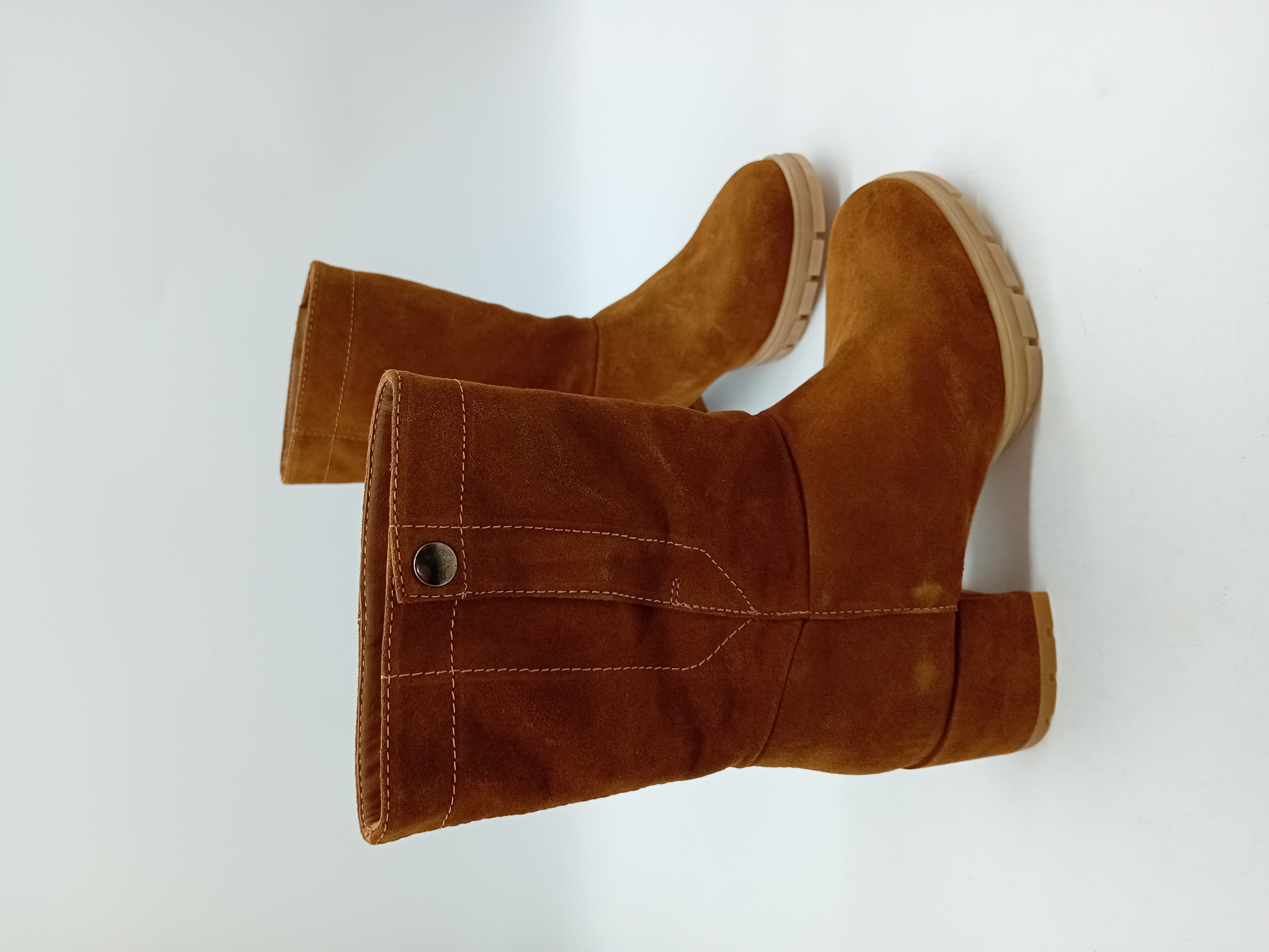 Bottes En Daim Marron Unisa 36