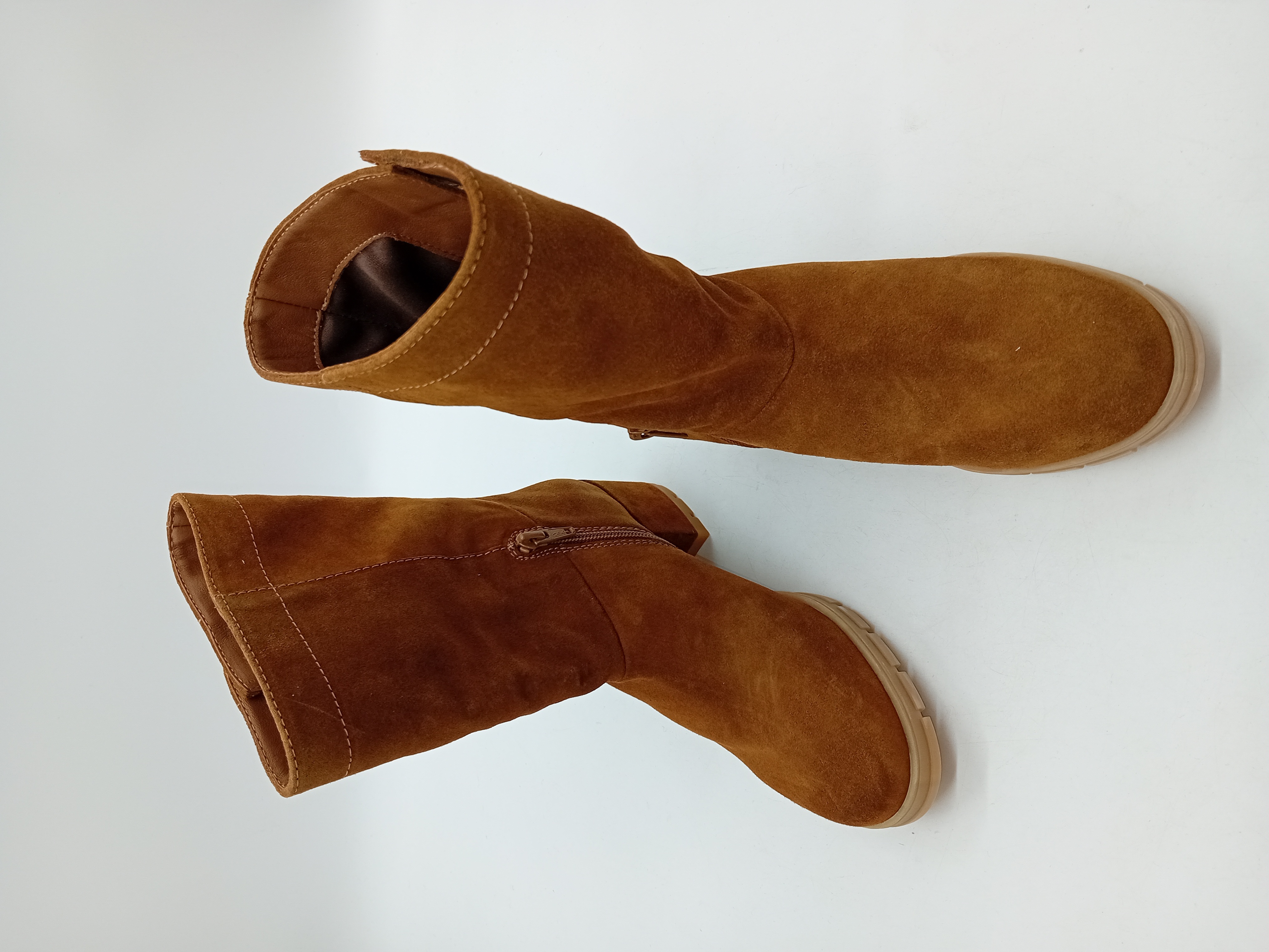 Bottes En Daim Marron Unisa 36